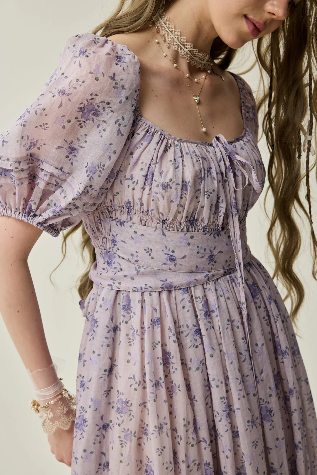 Alice 19 | Floral linen dress - Image 11
