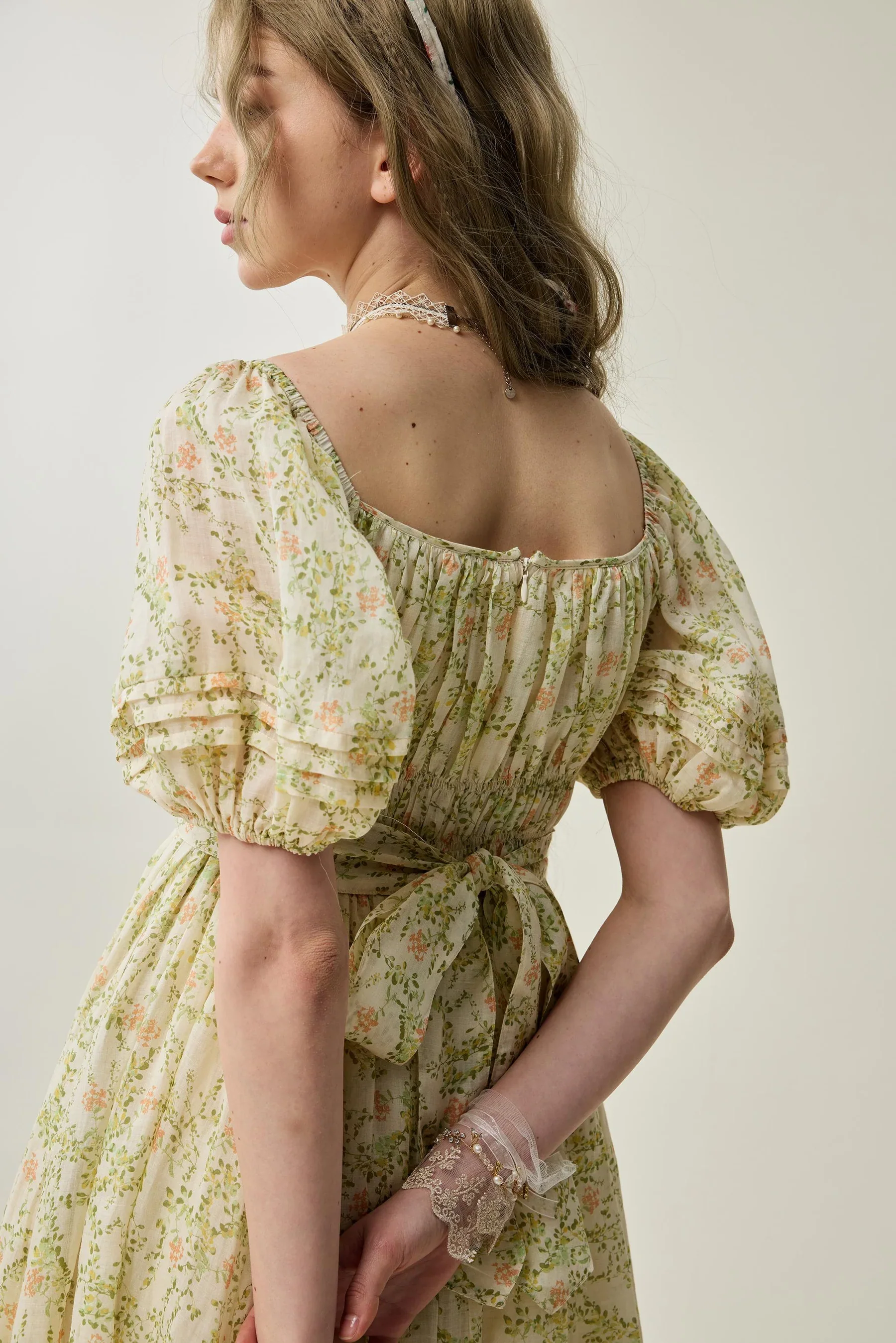 Alice 19 | Floral linen dress - Image 19