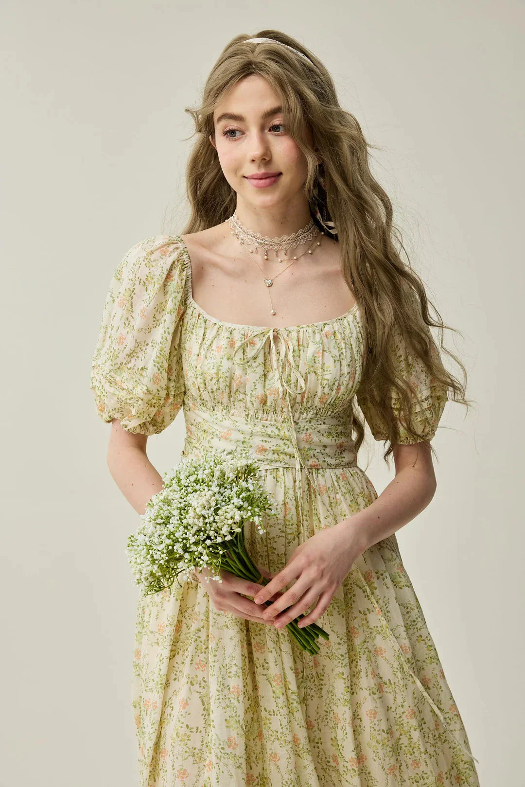 Alice 19 | Floral linen dress - Image 20