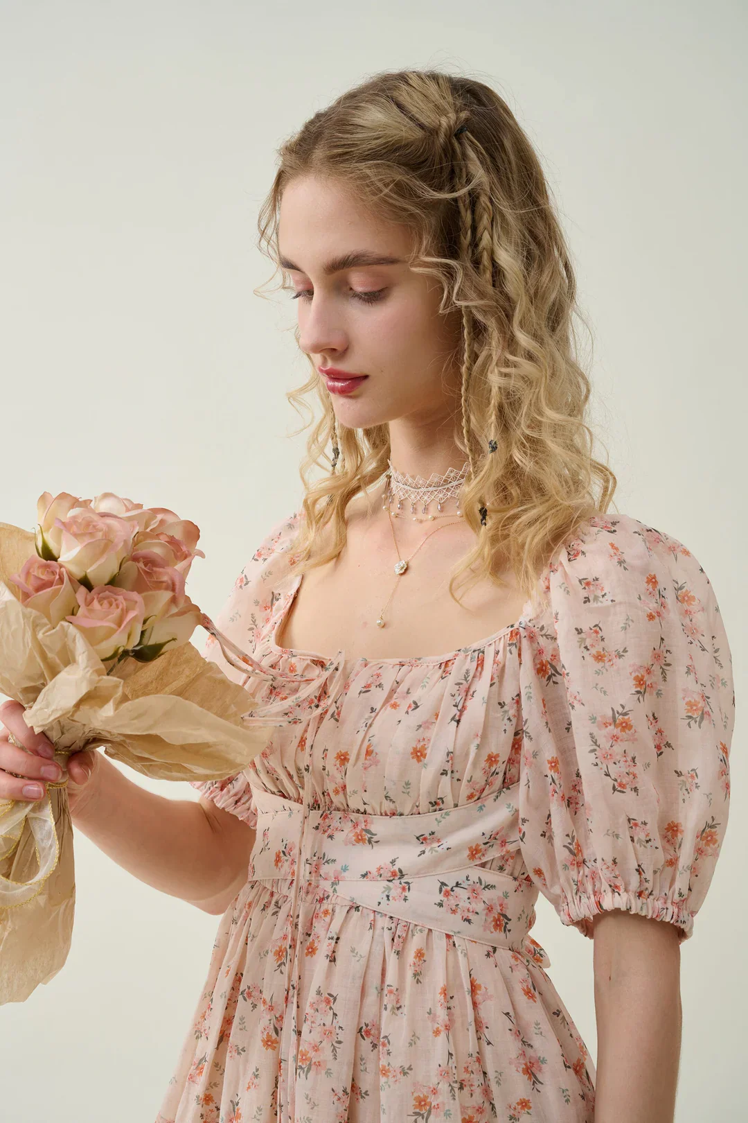 Alice 19 | Floral linen dress - Image 6