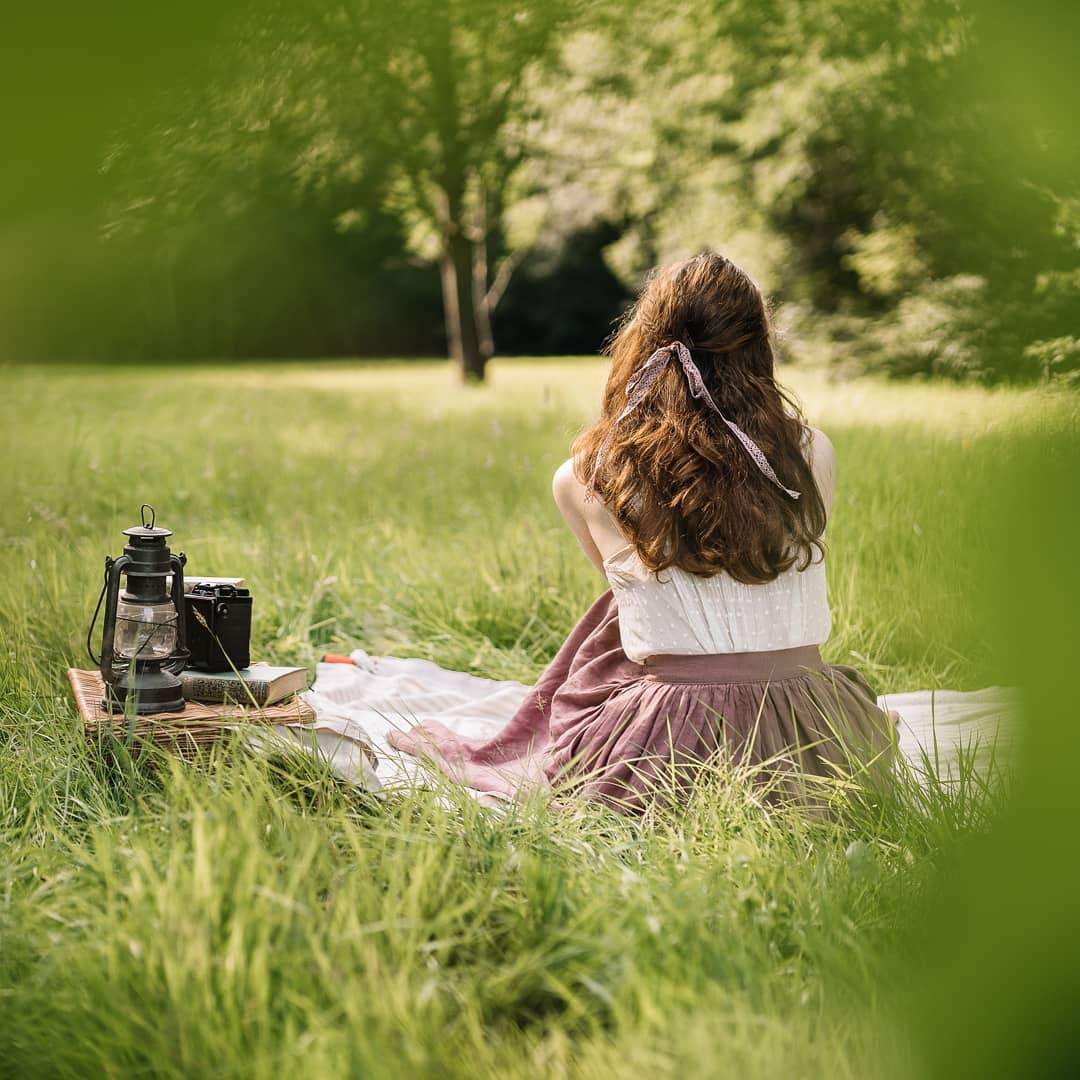 Daisy 03 | ashed lilac linen skirt - Image 14