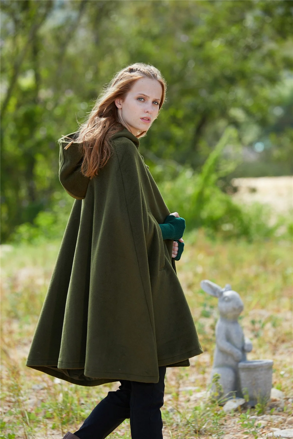 The New Yorker | Hooded Cashmere Cape - Image 11