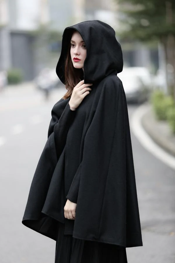 The New Yorker | Hooded Cashmere Cape - Image 17