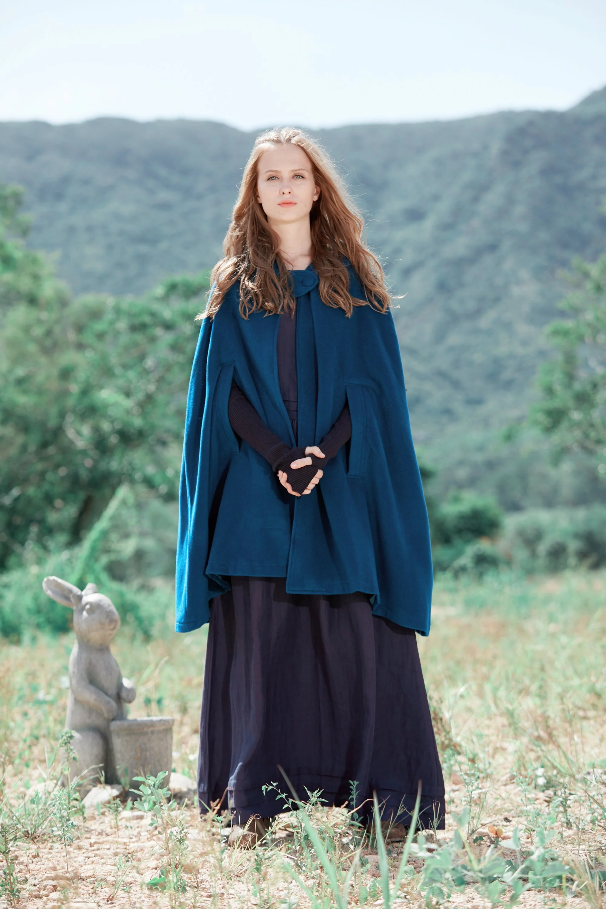 The New Yorker | Hooded Cashmere Cape - Image 5
