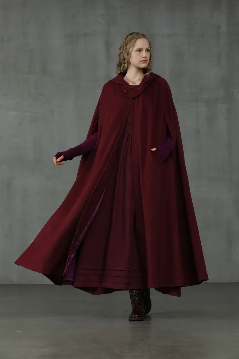 Outlander 2020 | 100% Wool Cloak Coat - Image 13