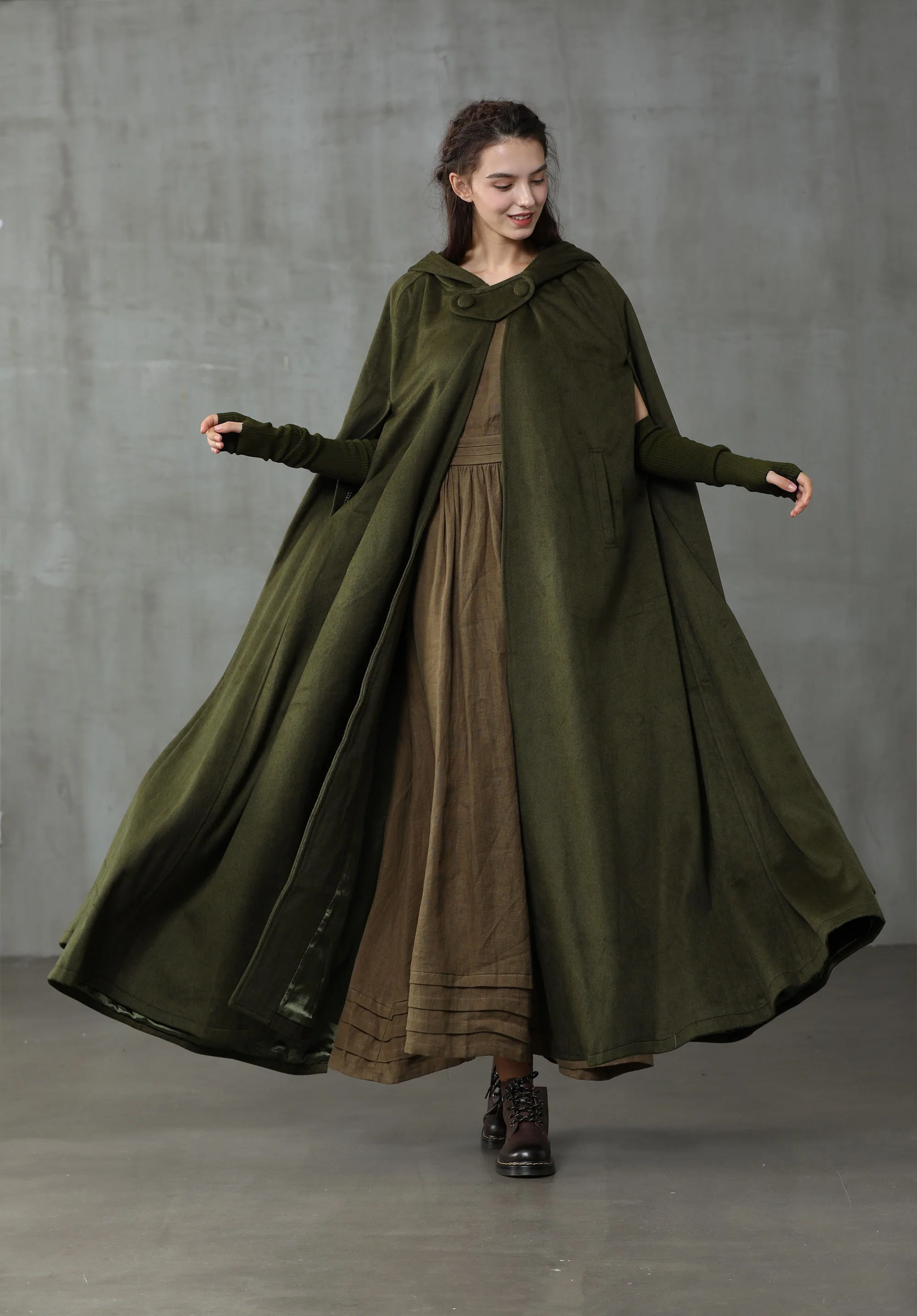 Outlander 2020 | 100% Wool Cloak Coat - Image 15