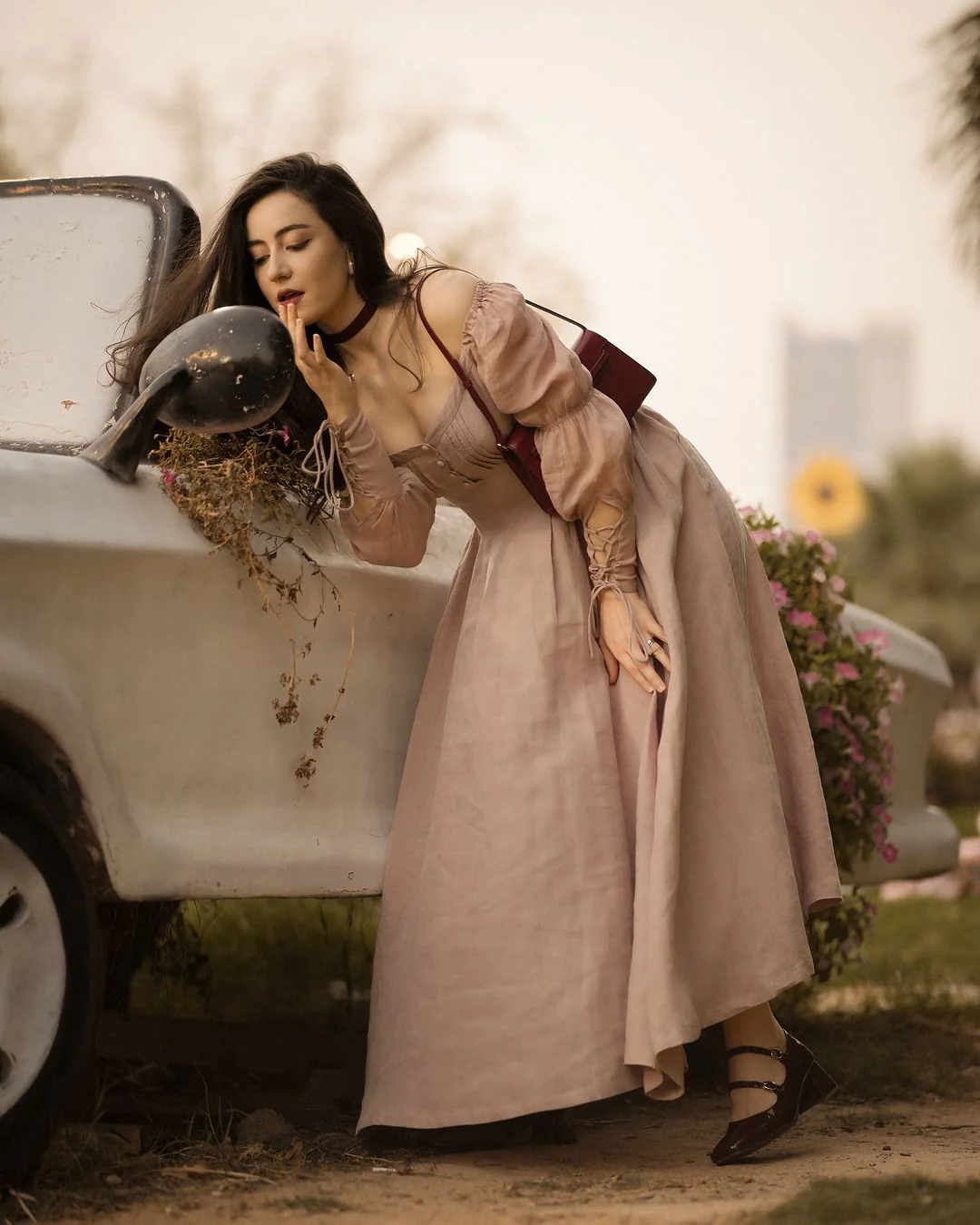 PHOENIX 24 | REGENCY LACE-UP LINEN DRESS - Image 26