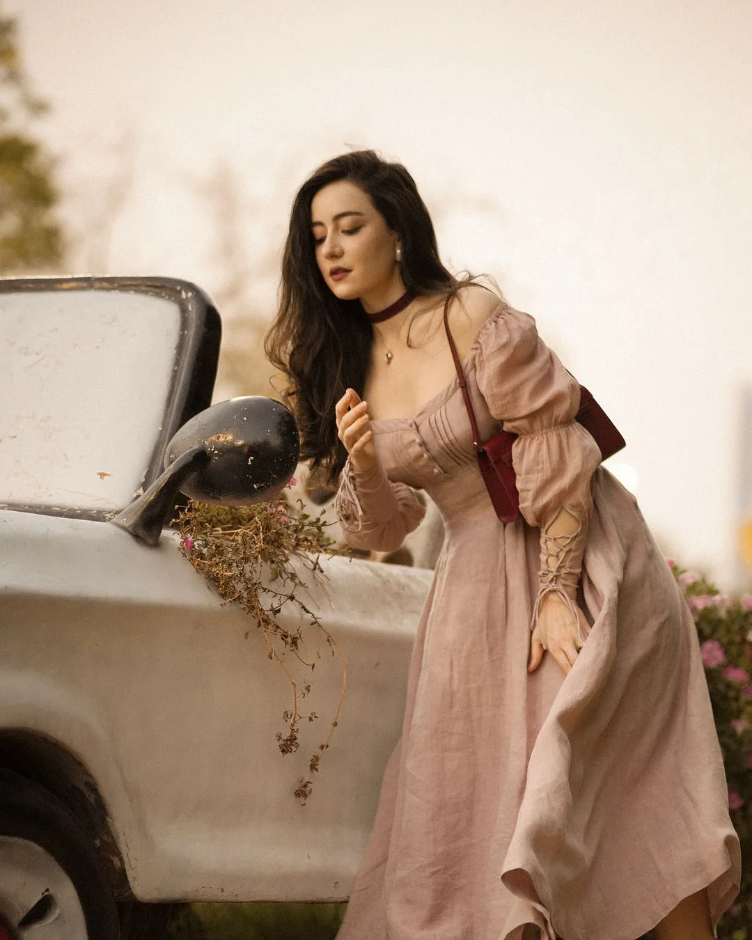 PHOENIX 24 | REGENCY LACE-UP LINEN DRESS - Image 27