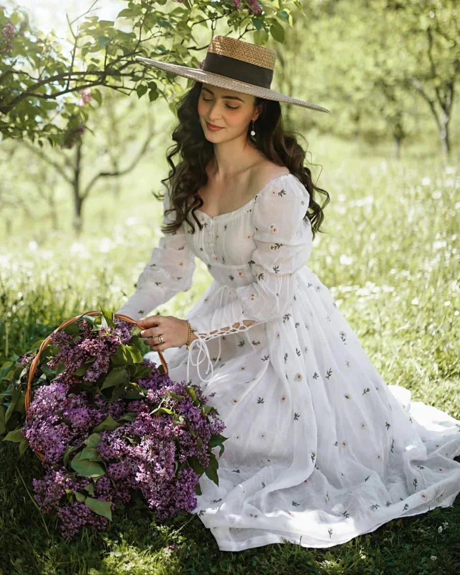 PHOENIX 24 | REGENCY LACE-UP LINEN DRESS - Image 34