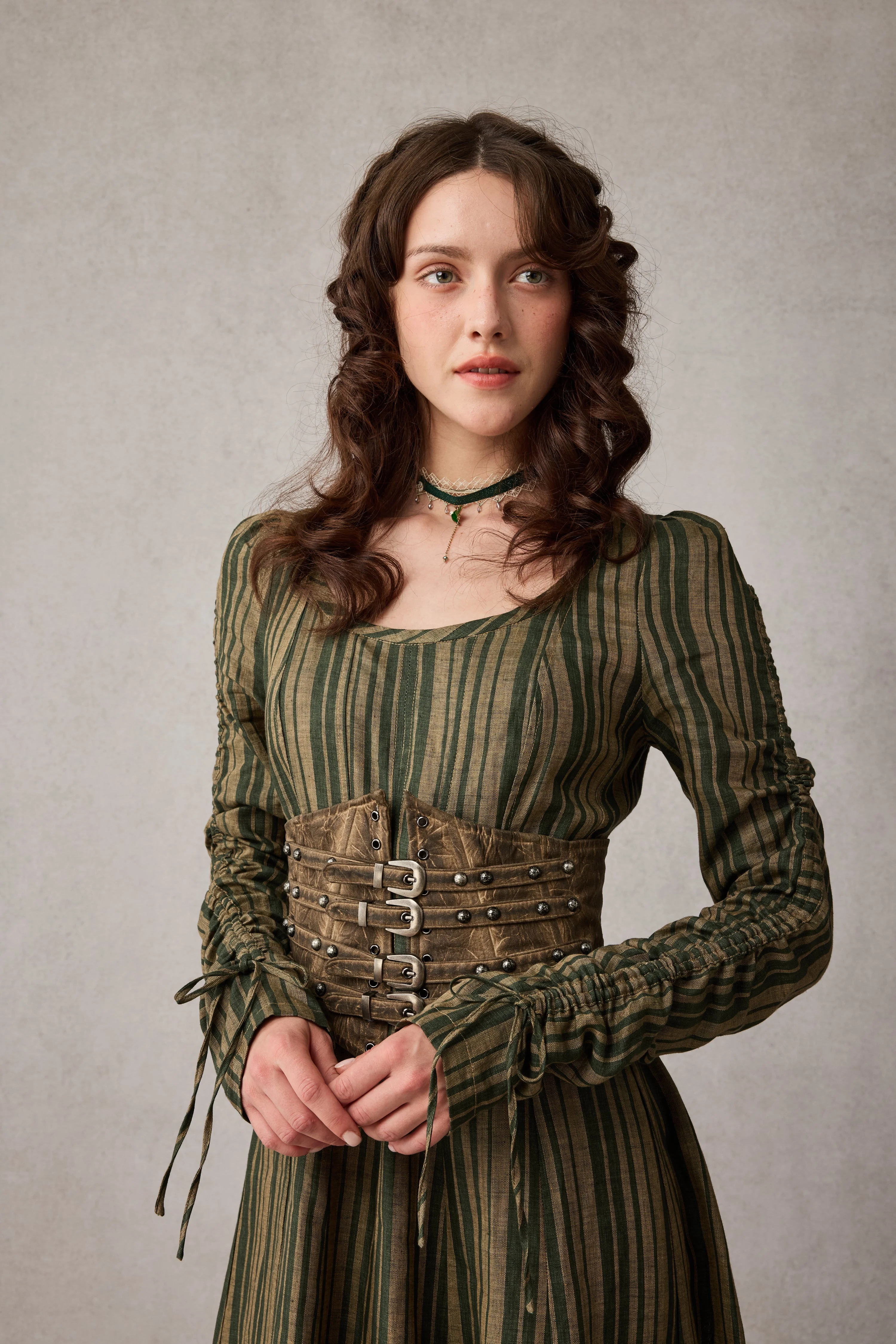 Crystal 17 | Victorian maxi linen dress - Image 11