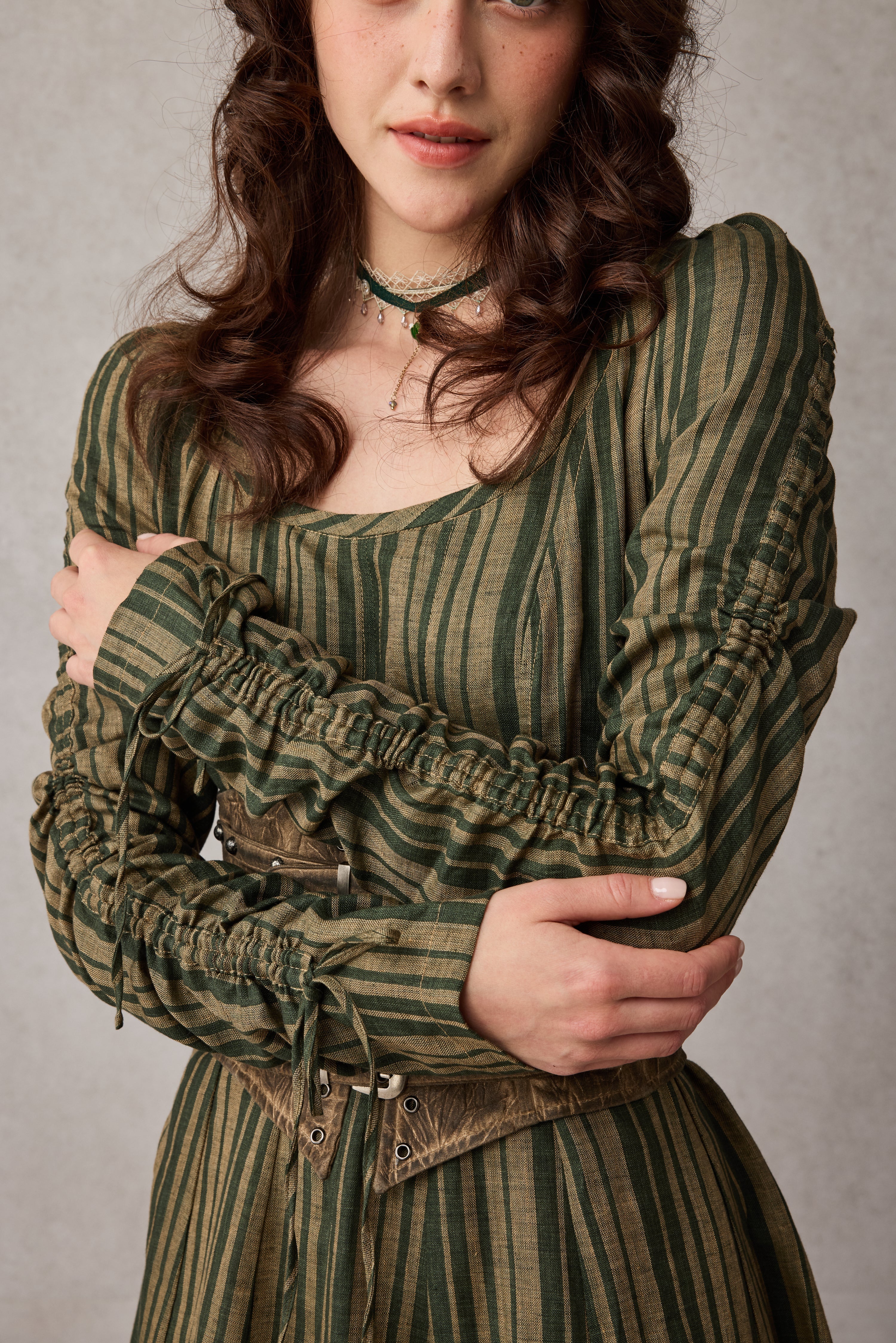 Crystal 17 | Victorian maxi linen dress - Image 12