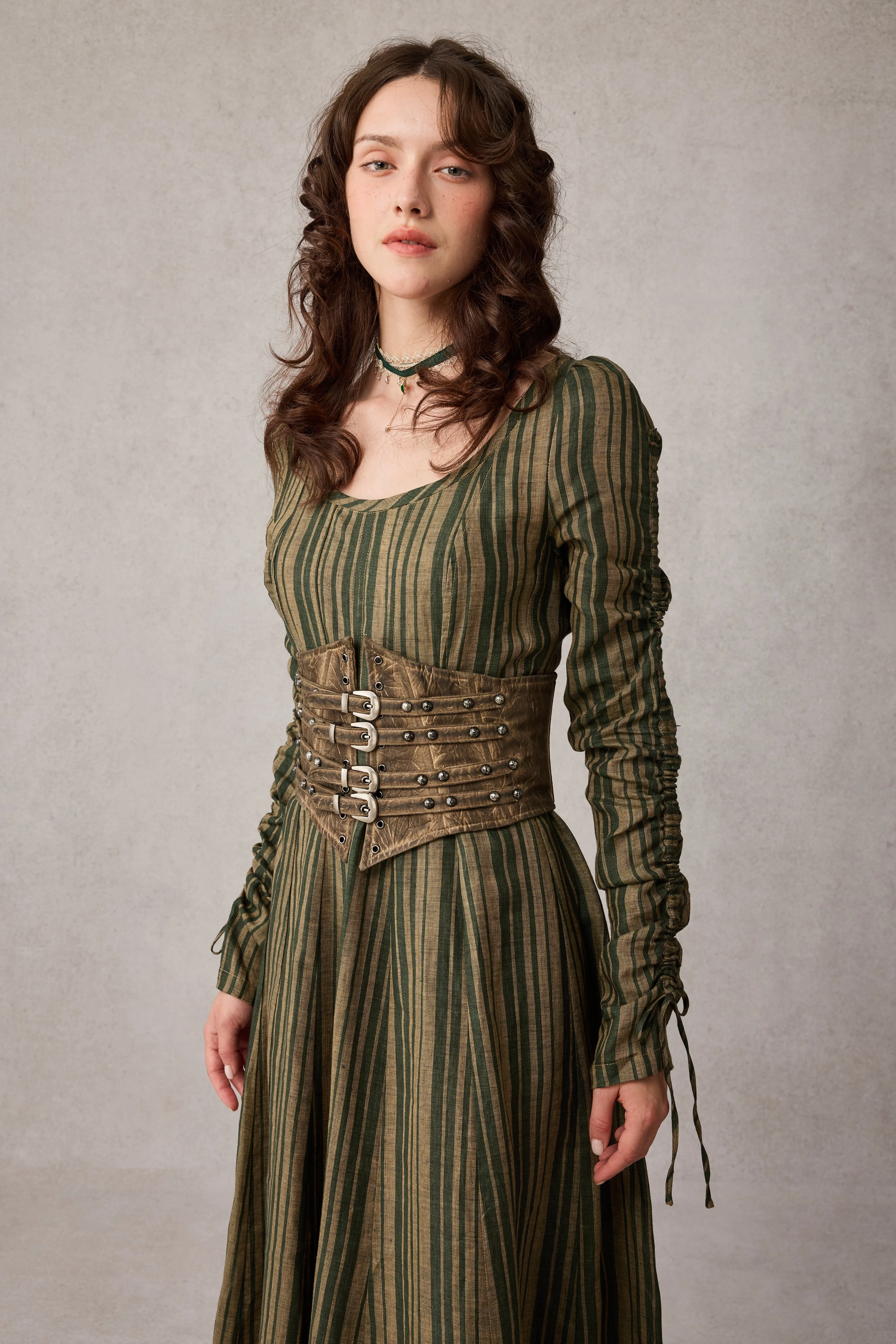 Crystal 17 | Victorian maxi linen dress - Image 14