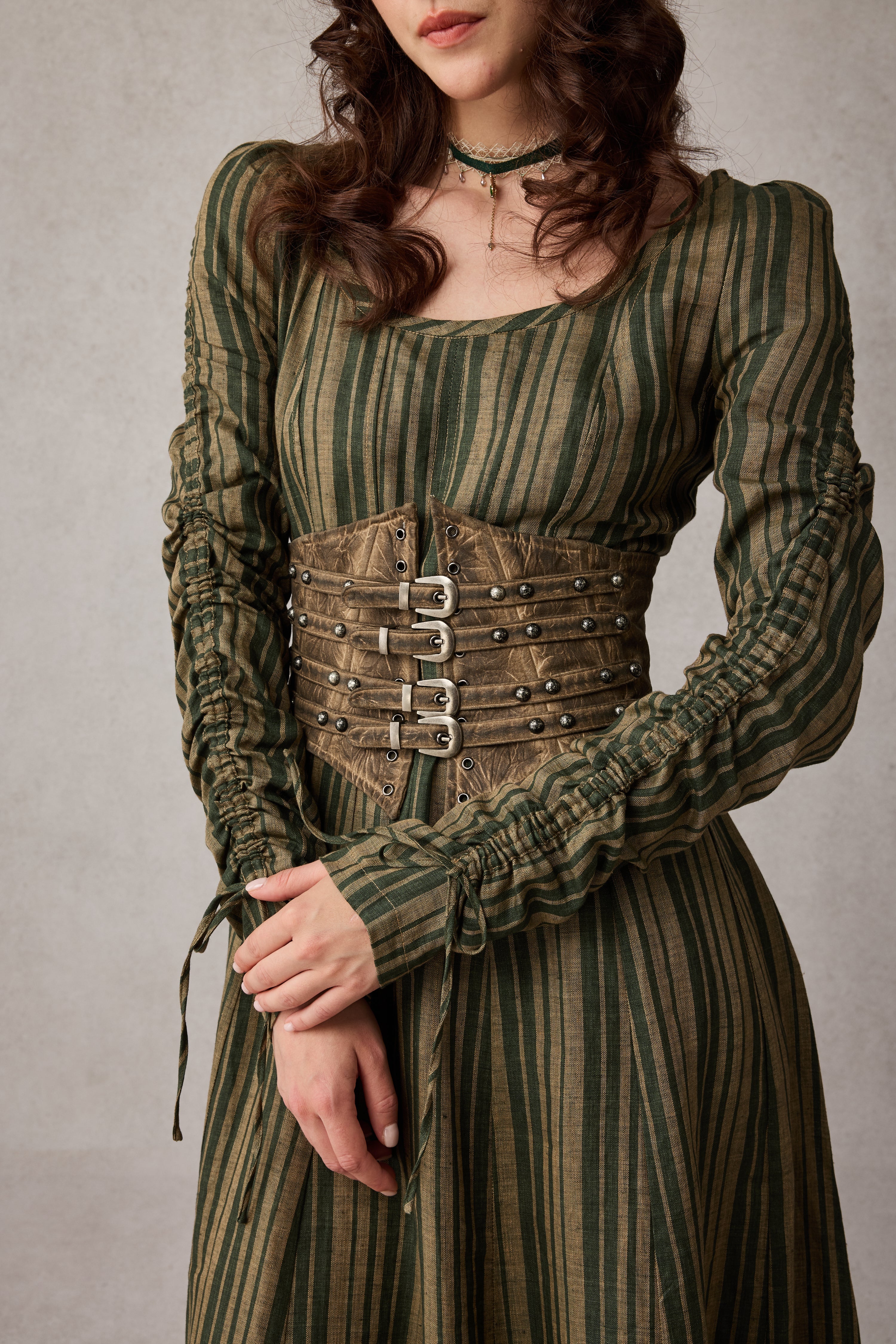 Crystal 17 | Victorian maxi linen dress - Image 5