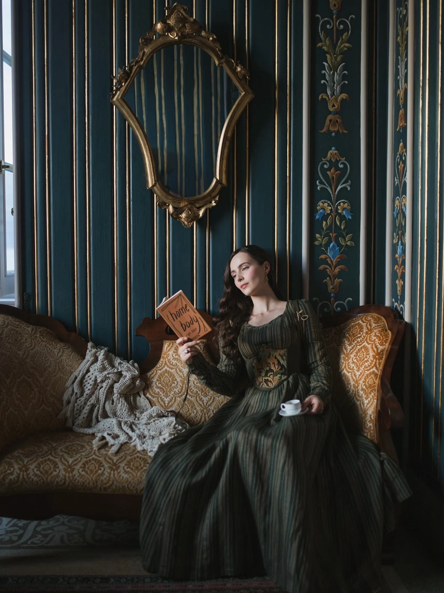 Crystal 17 | Victorian maxi linen dress - Image 7