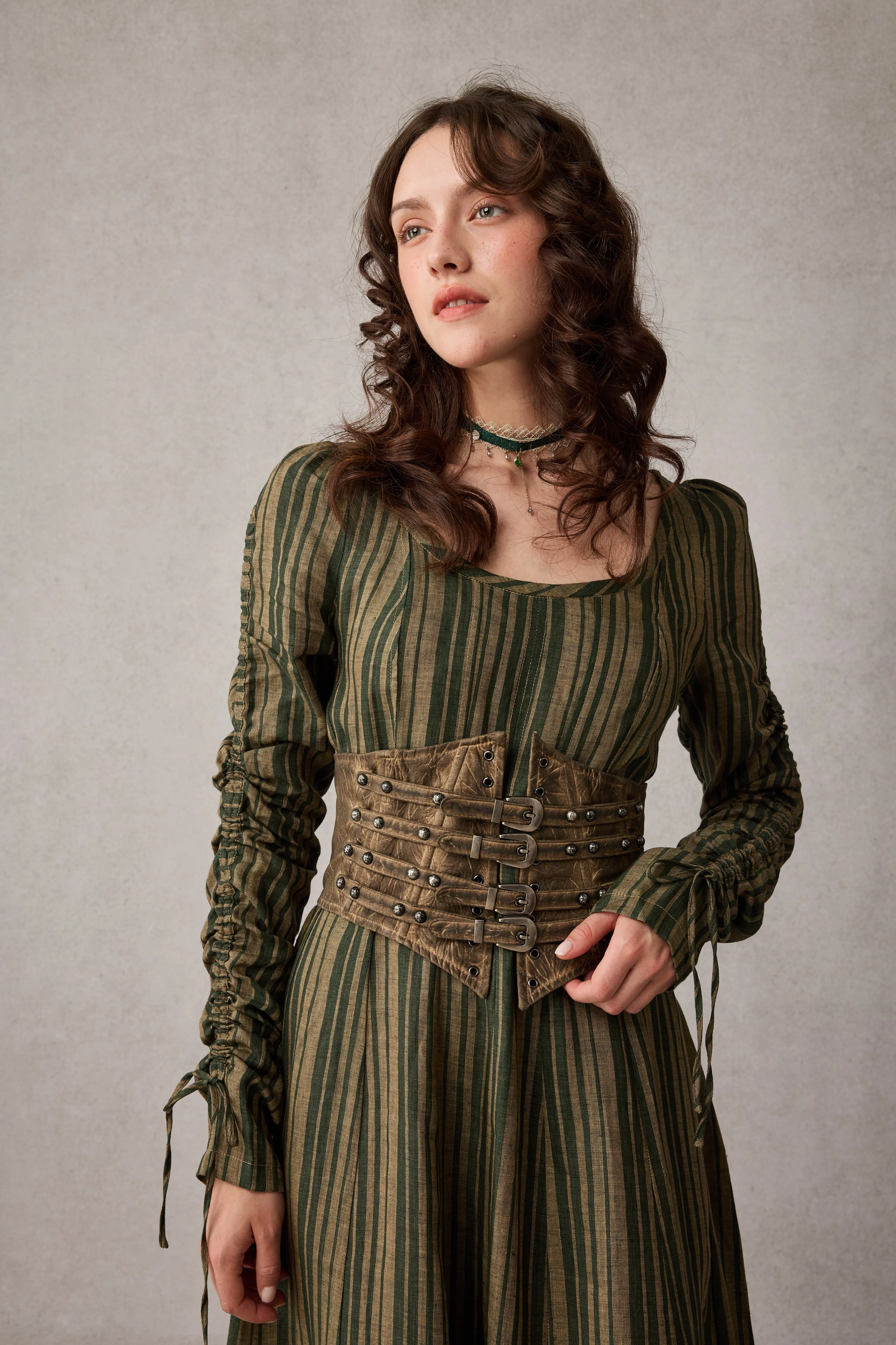 Crystal 17 | Victorian maxi linen dress - Image 10