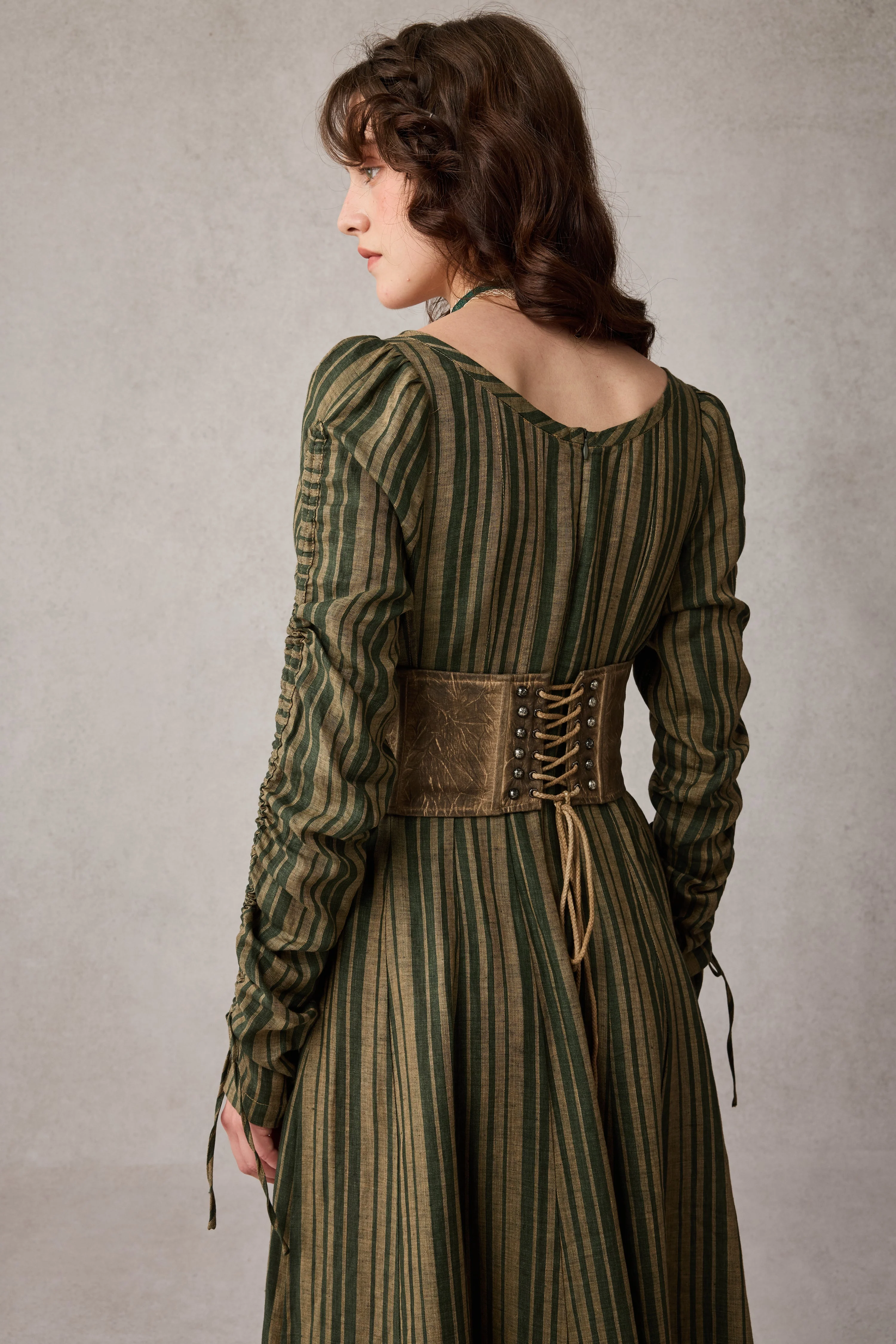 Crystal 17 | Victorian maxi linen dress - Image 15