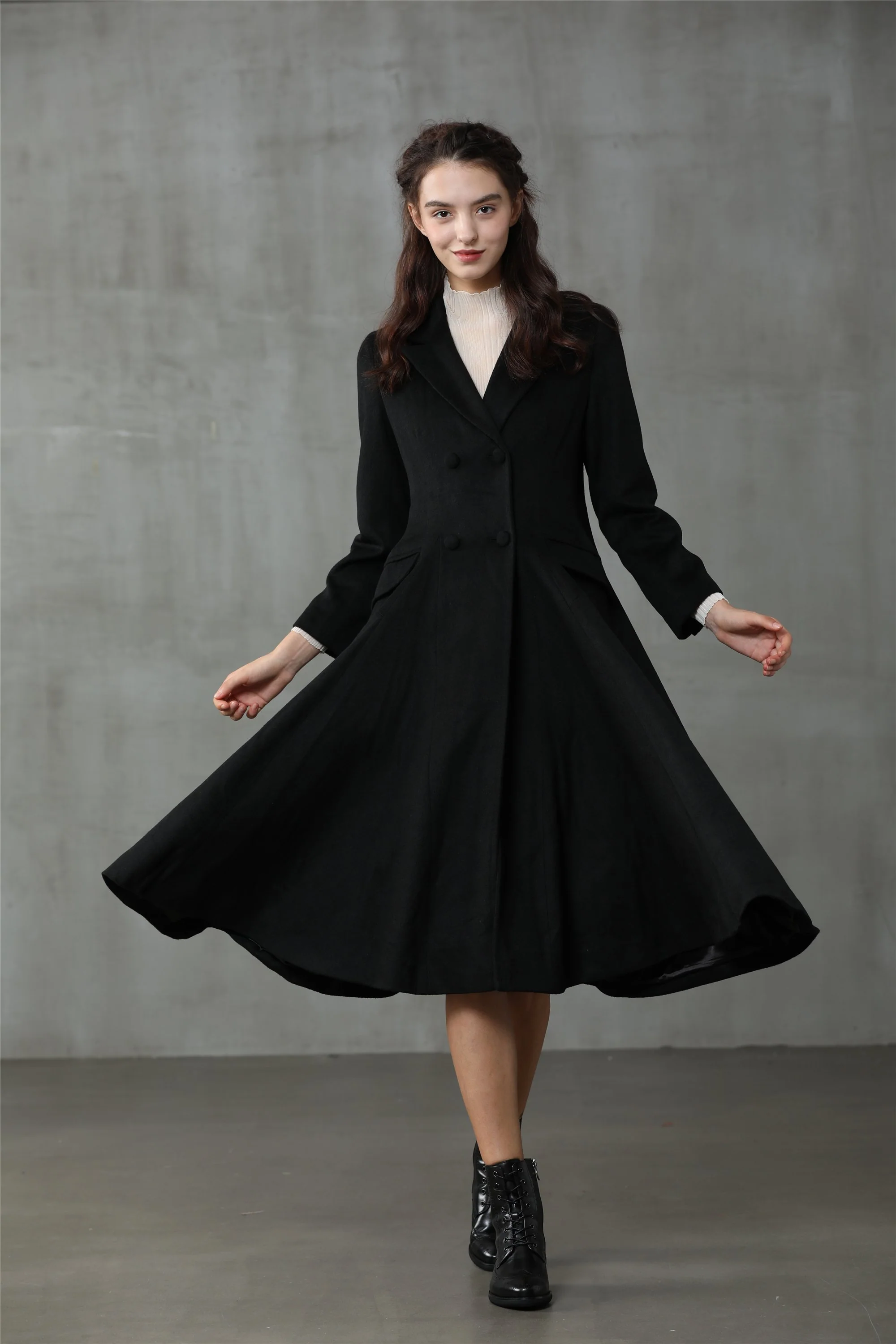 Roman Holiday 2020 | Red Wool Coat Jacket - Image 16