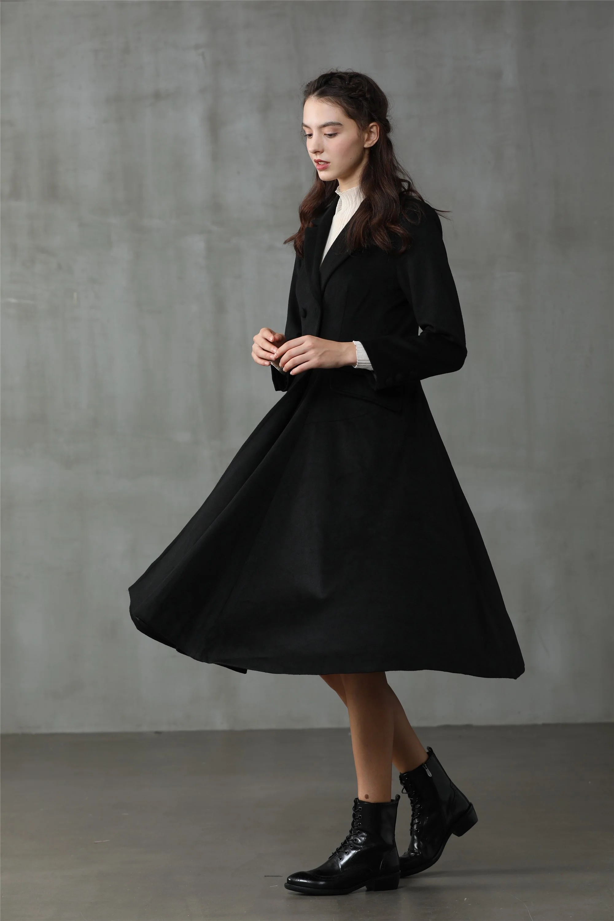 Roman Holiday 2020 | Red Wool Coat Jacket - Image 19