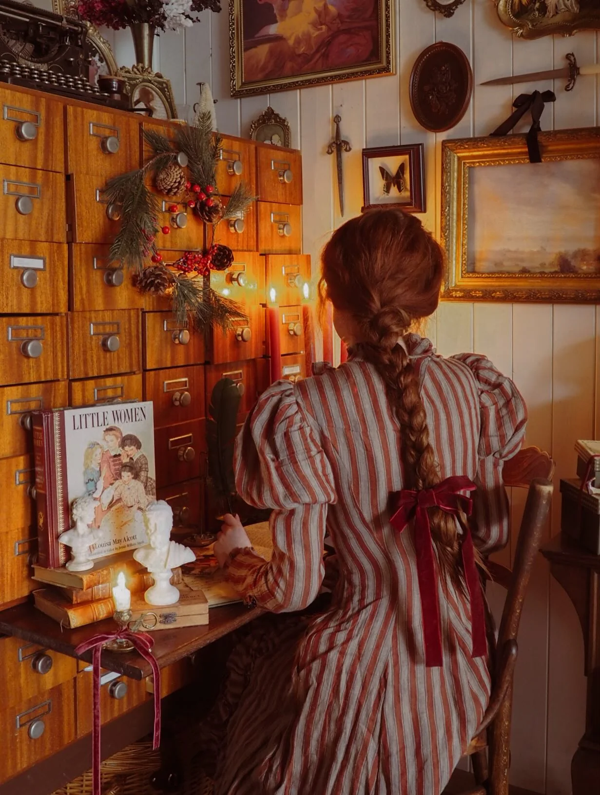 Elizabeth 15 | Victorian Linen Dress - Image 5