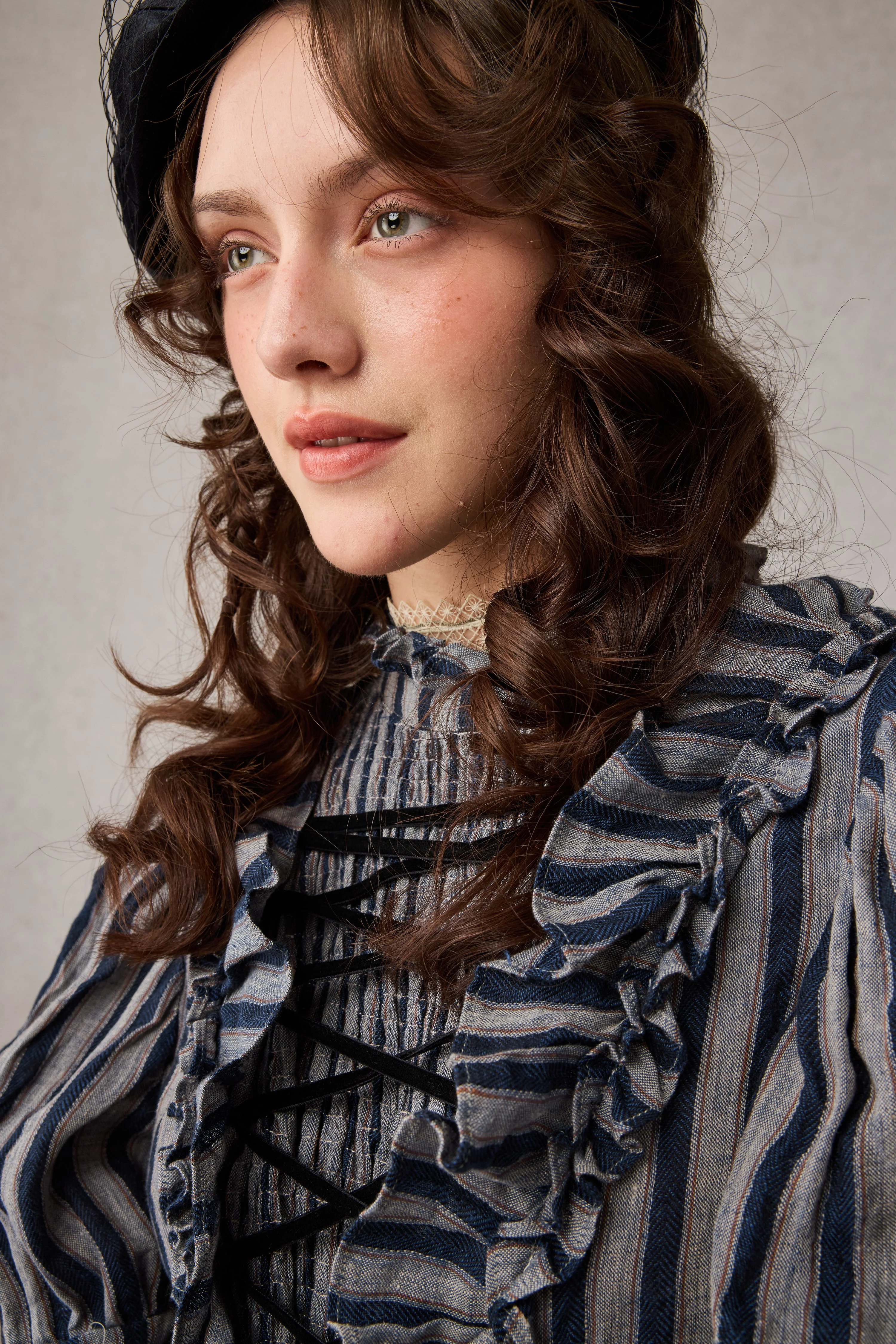 Elizabeth 15 | Victorian Linen Dress - Image 15