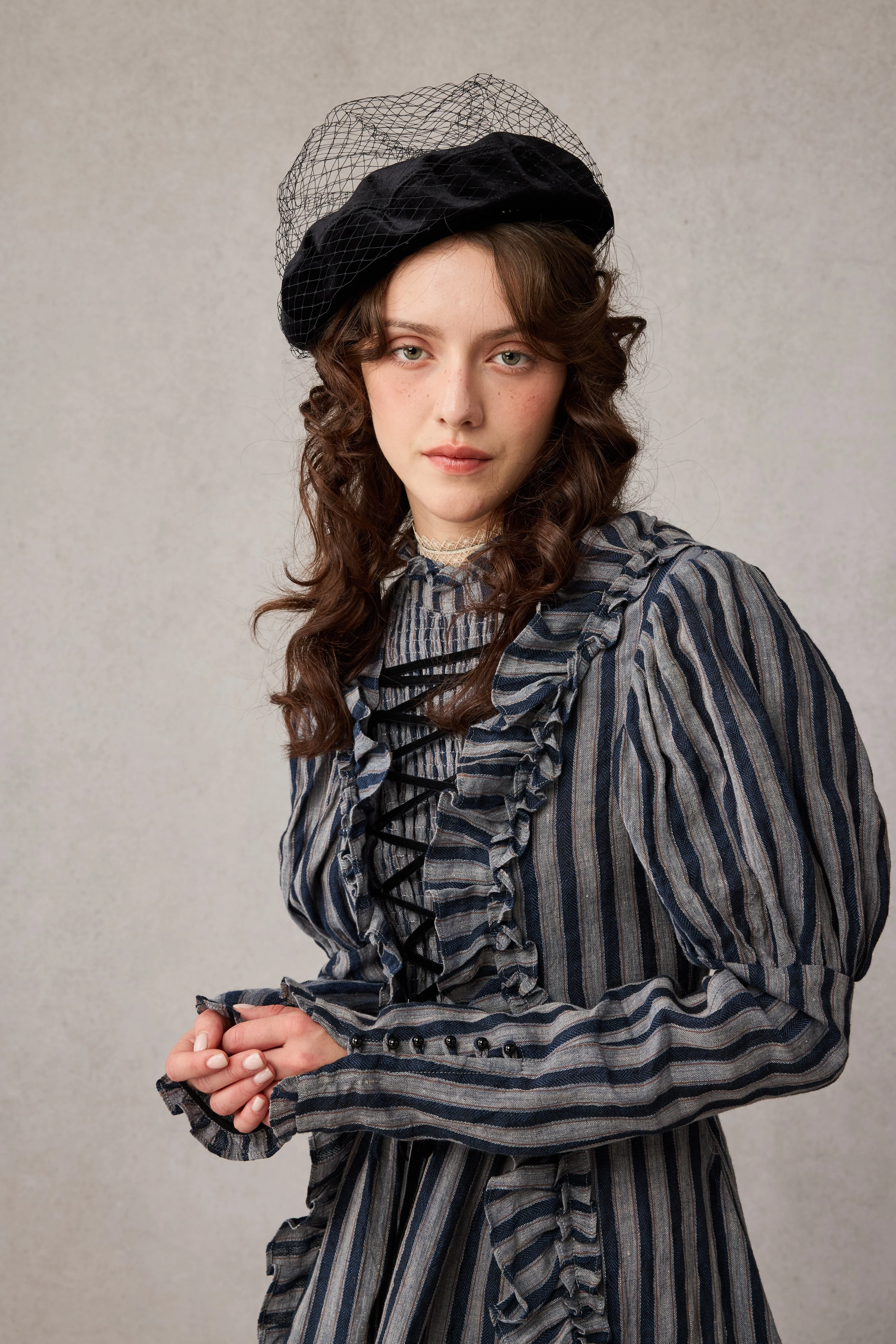 Elizabeth 15 | Victorian Linen Dress - Image 6