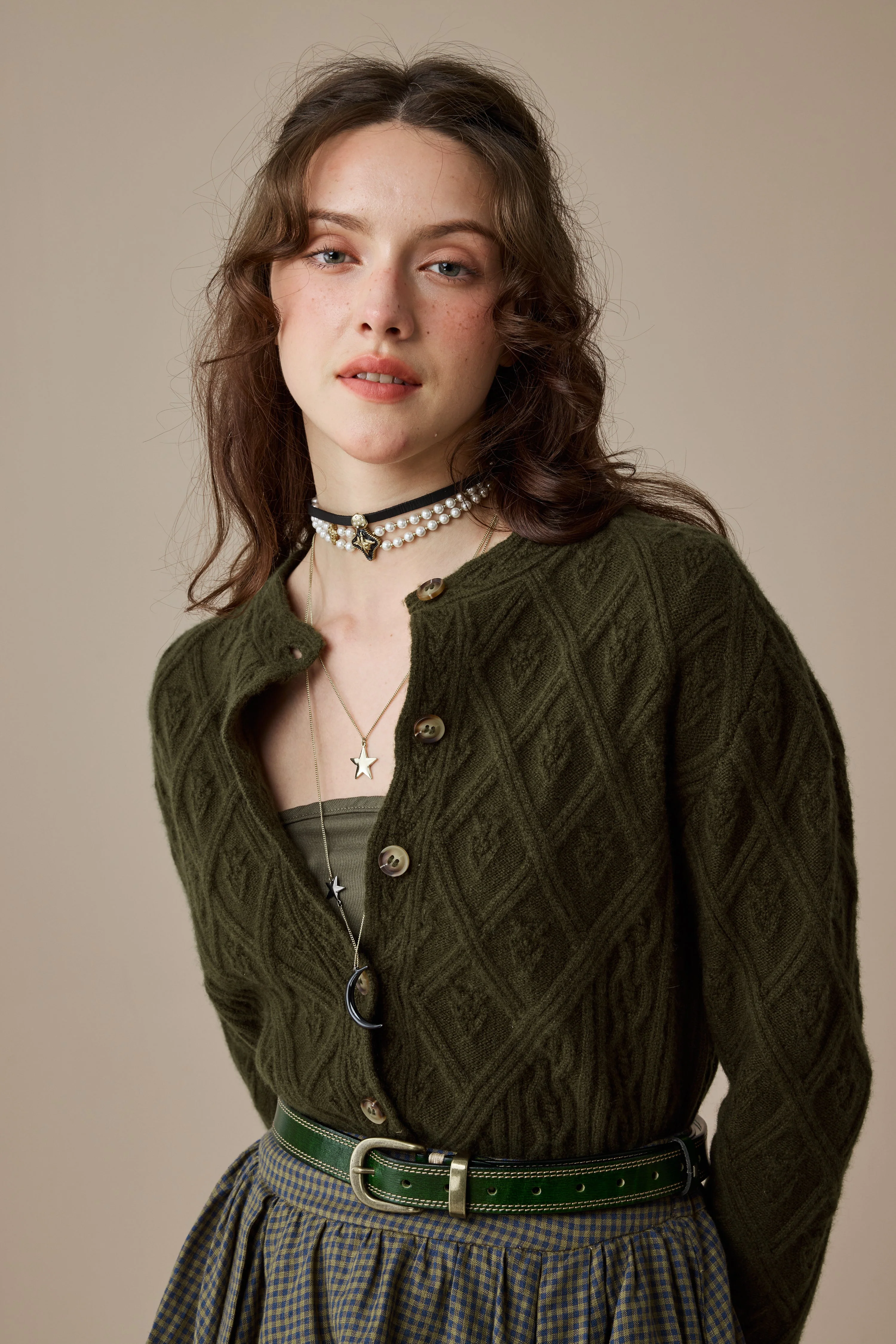 Flurry 17 | 100% Wool Sculptured Knitwear Cardigan - Image 23