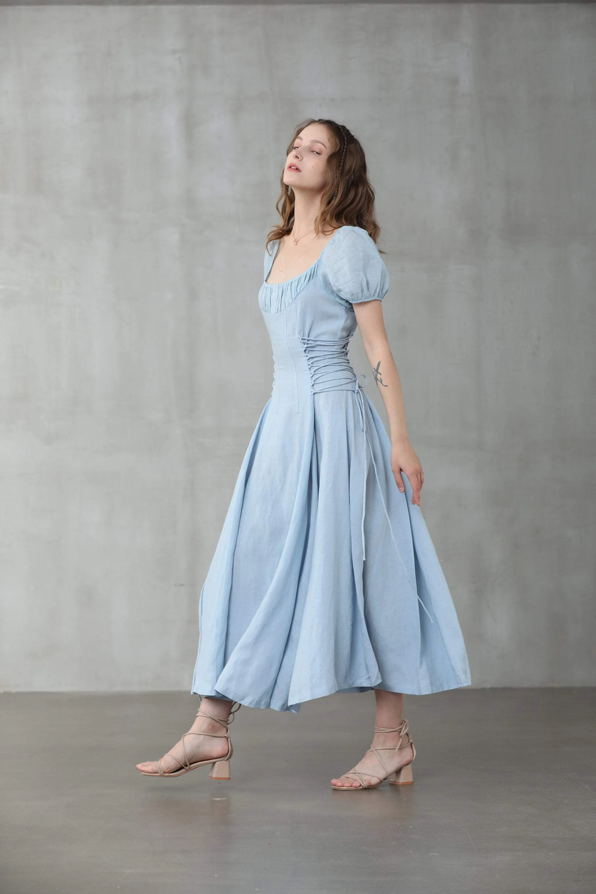 YLANG 18 | Cinderella Linen Dress - Image 10