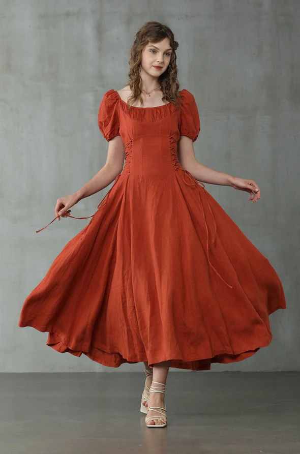 YLANG 18 | Cinderella Linen Dress - Image 17