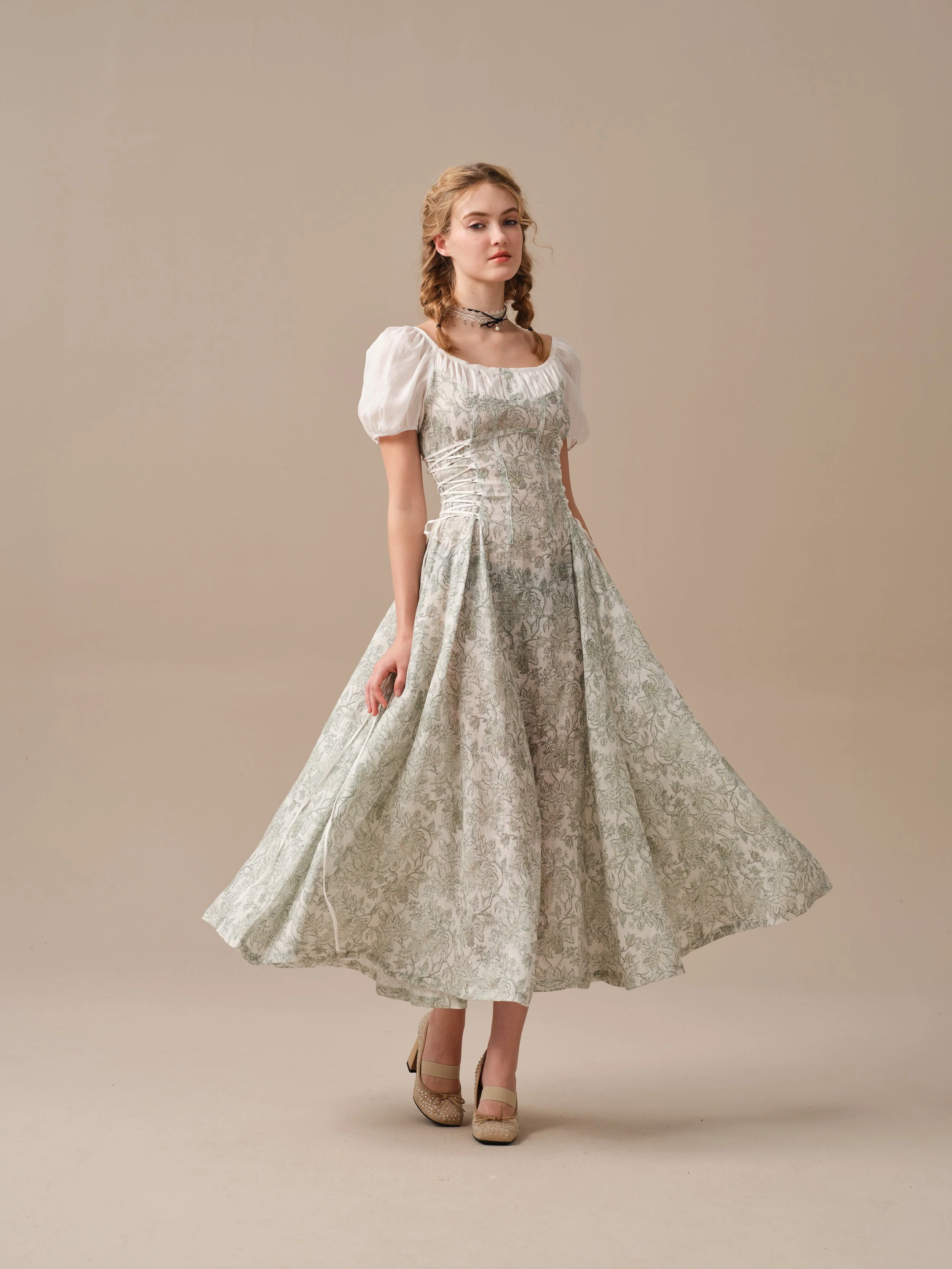 YLANG 18 | Cinderella Linen Dress - Image 18