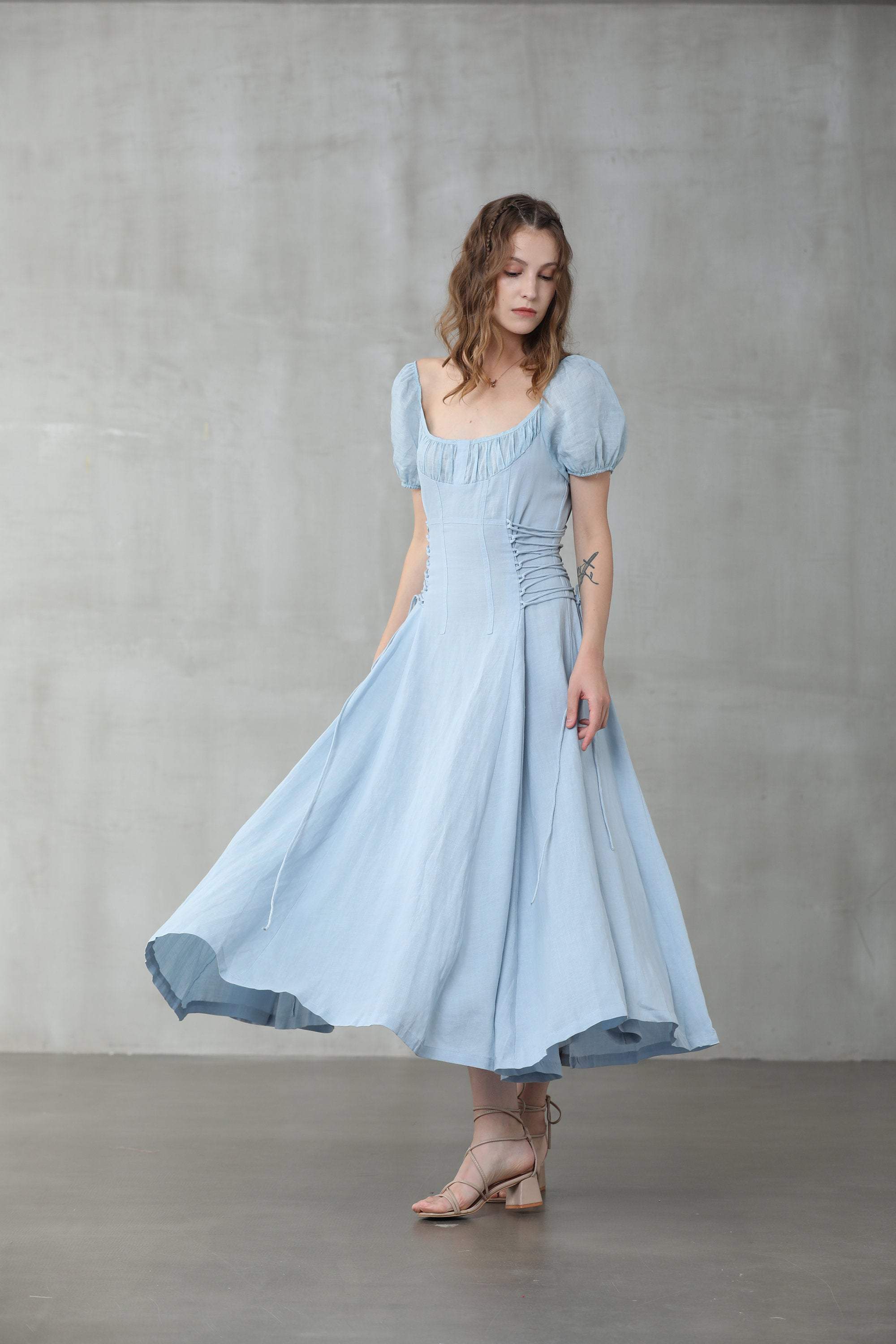 YLANG 18 | Cinderella Linen Dress - Image 9