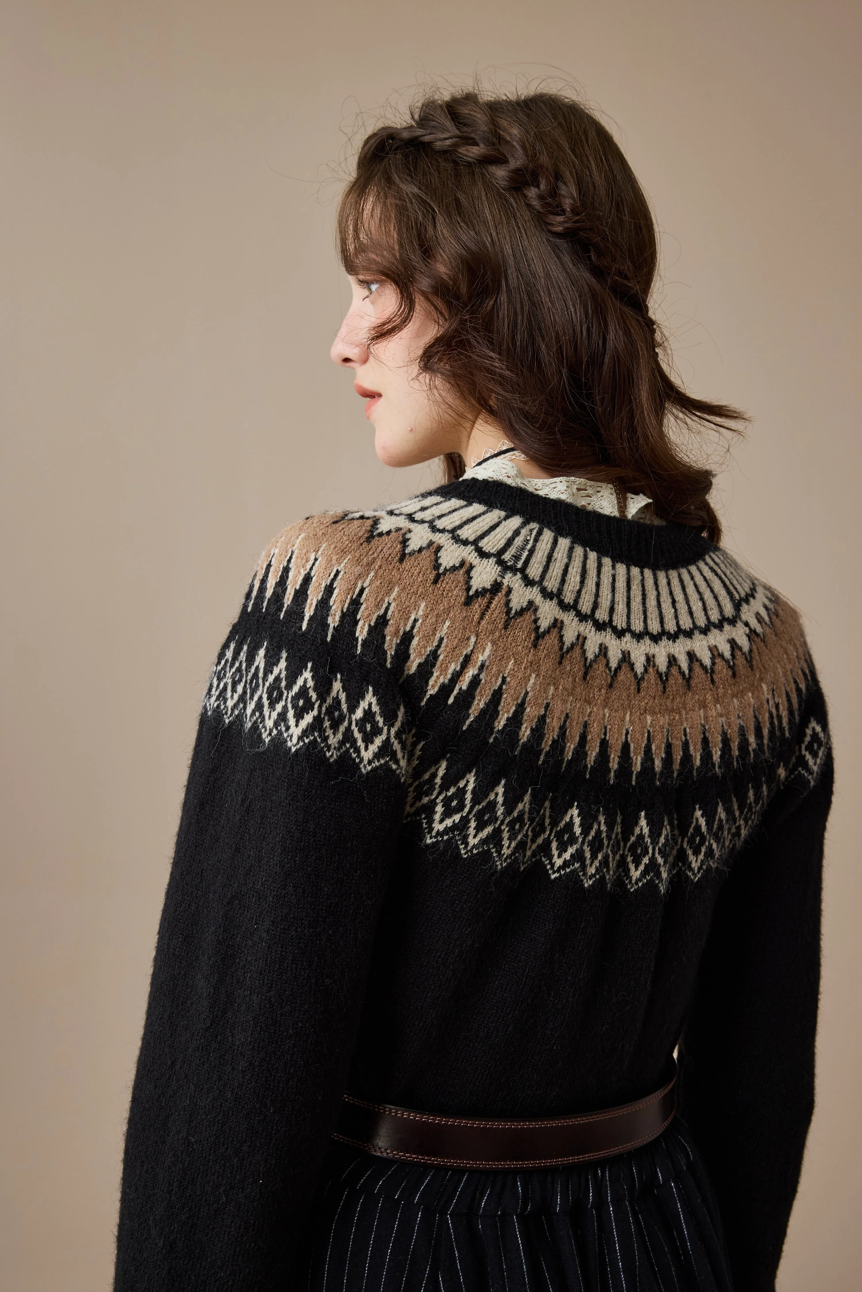 Heather 13 |Fair Isle knits Cardigan - Image 10