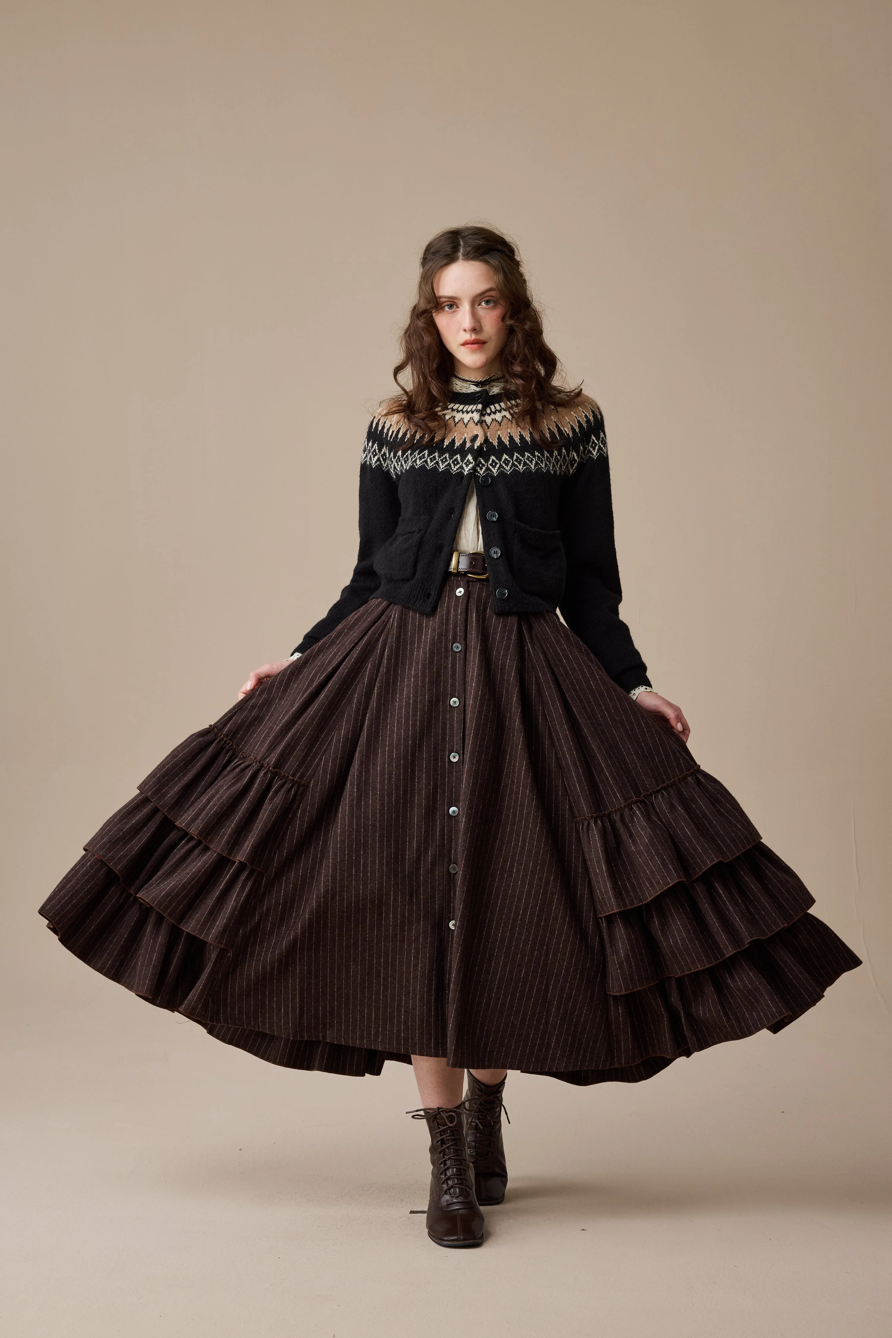 Heather 13 |Fair Isle knits Cardigan - Image 11