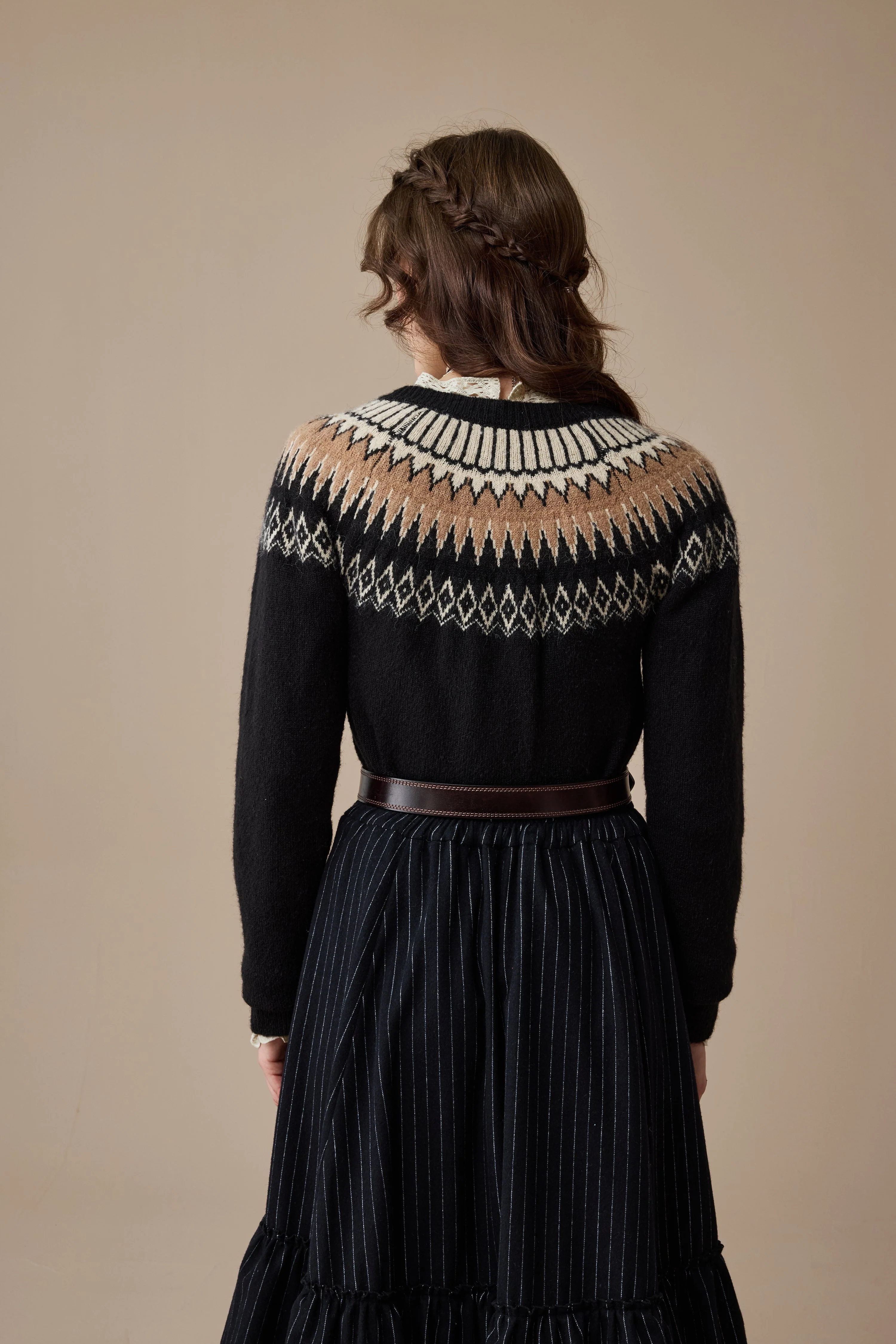 Heather 13 |Fair Isle knits Cardigan - Image 9