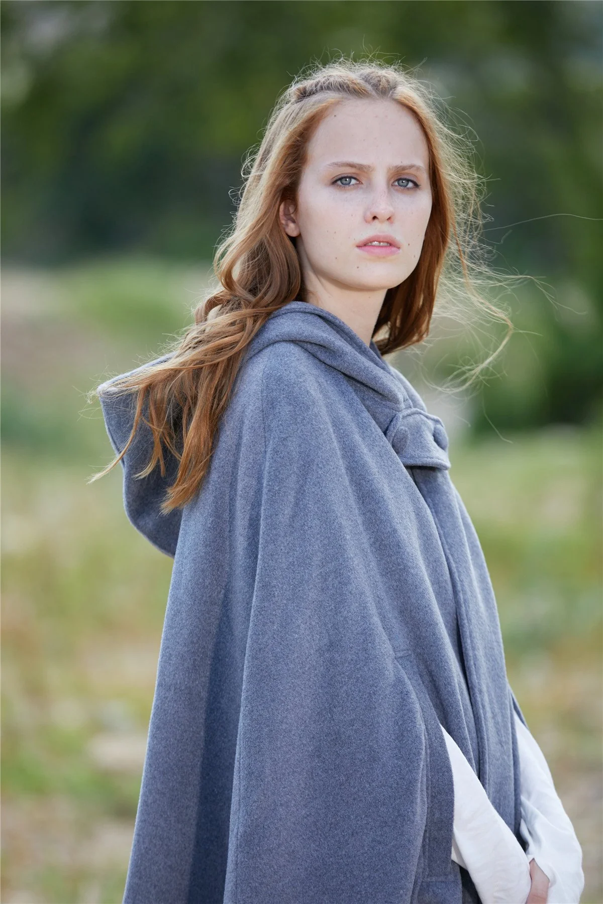 The New Yorker | Hooded Cashmere Cape - Image 13