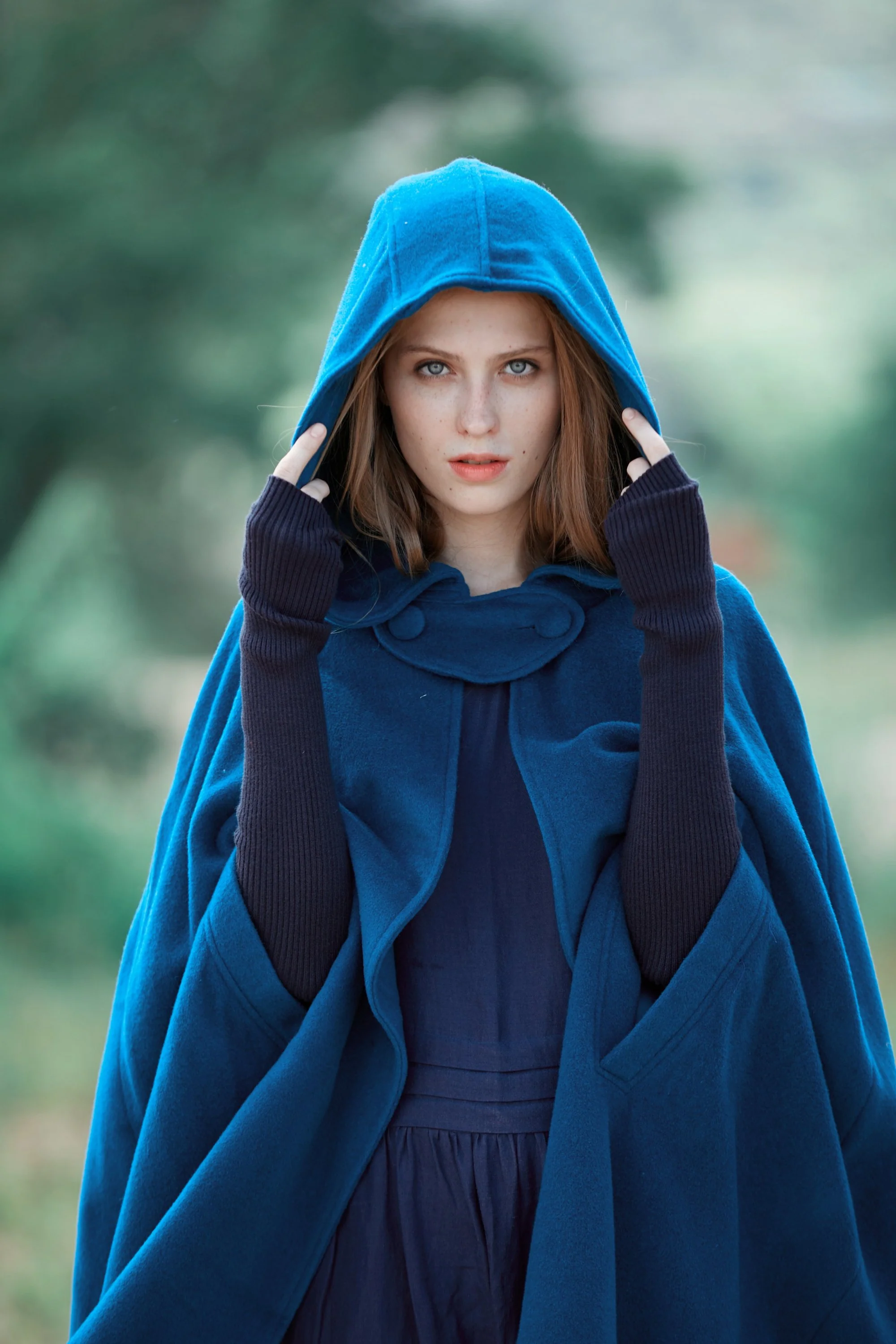 The New Yorker | Hooded Cashmere Cape - Image 22