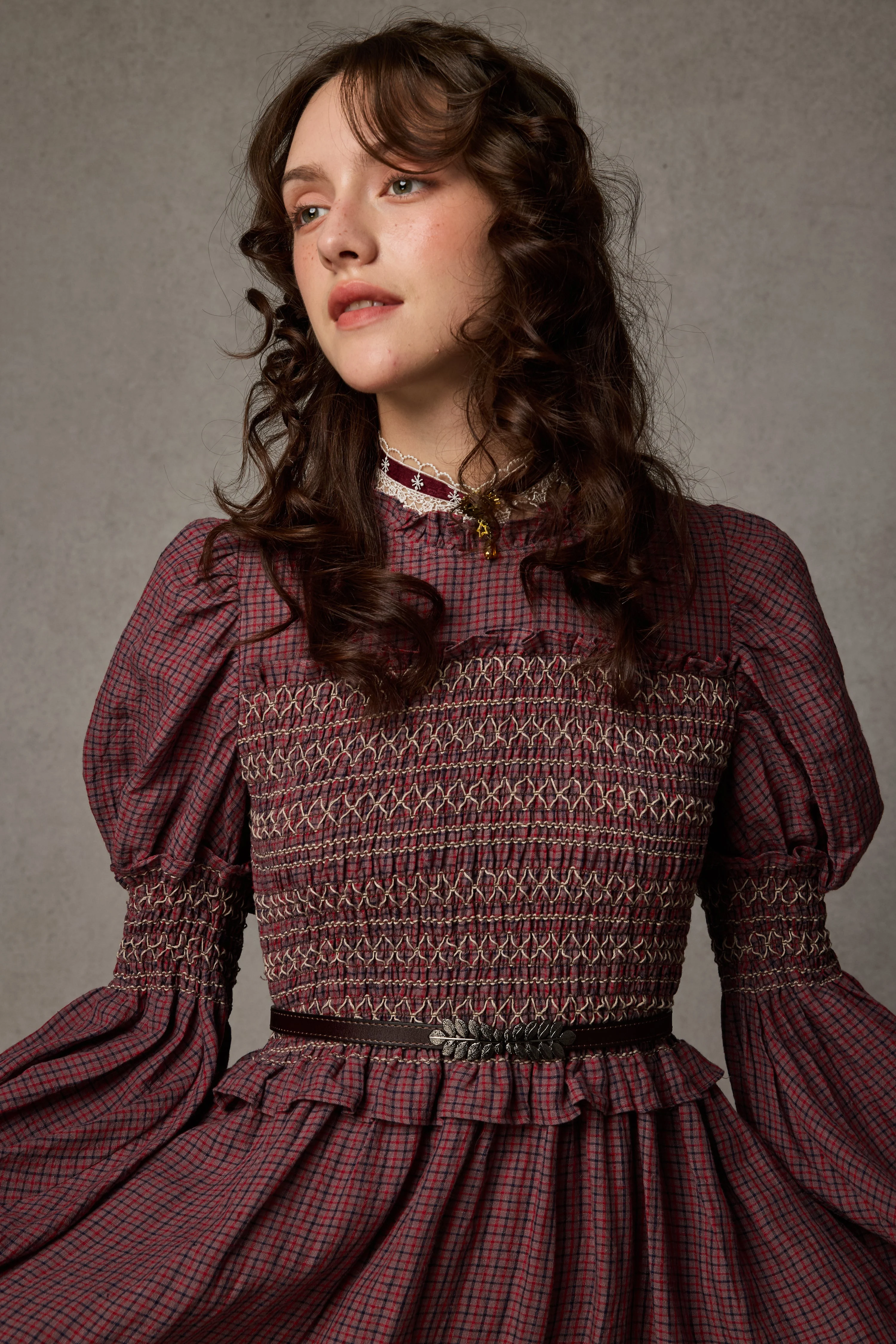 Jane 33 |Edward Smocking Linen Dress Chemise - Image 17