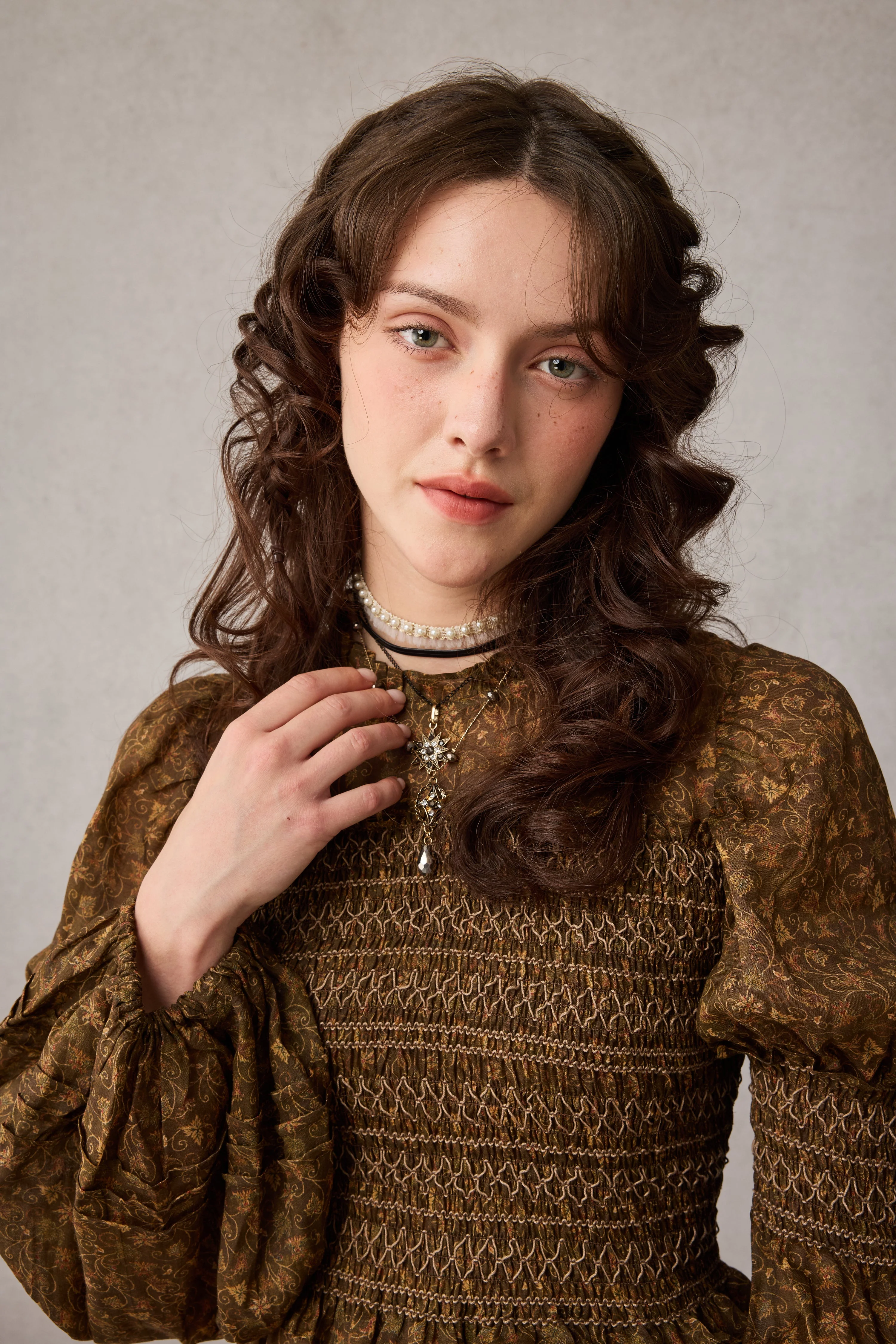 Jane 33 |Edward Smocking Linen Dress Chemise - Image 5