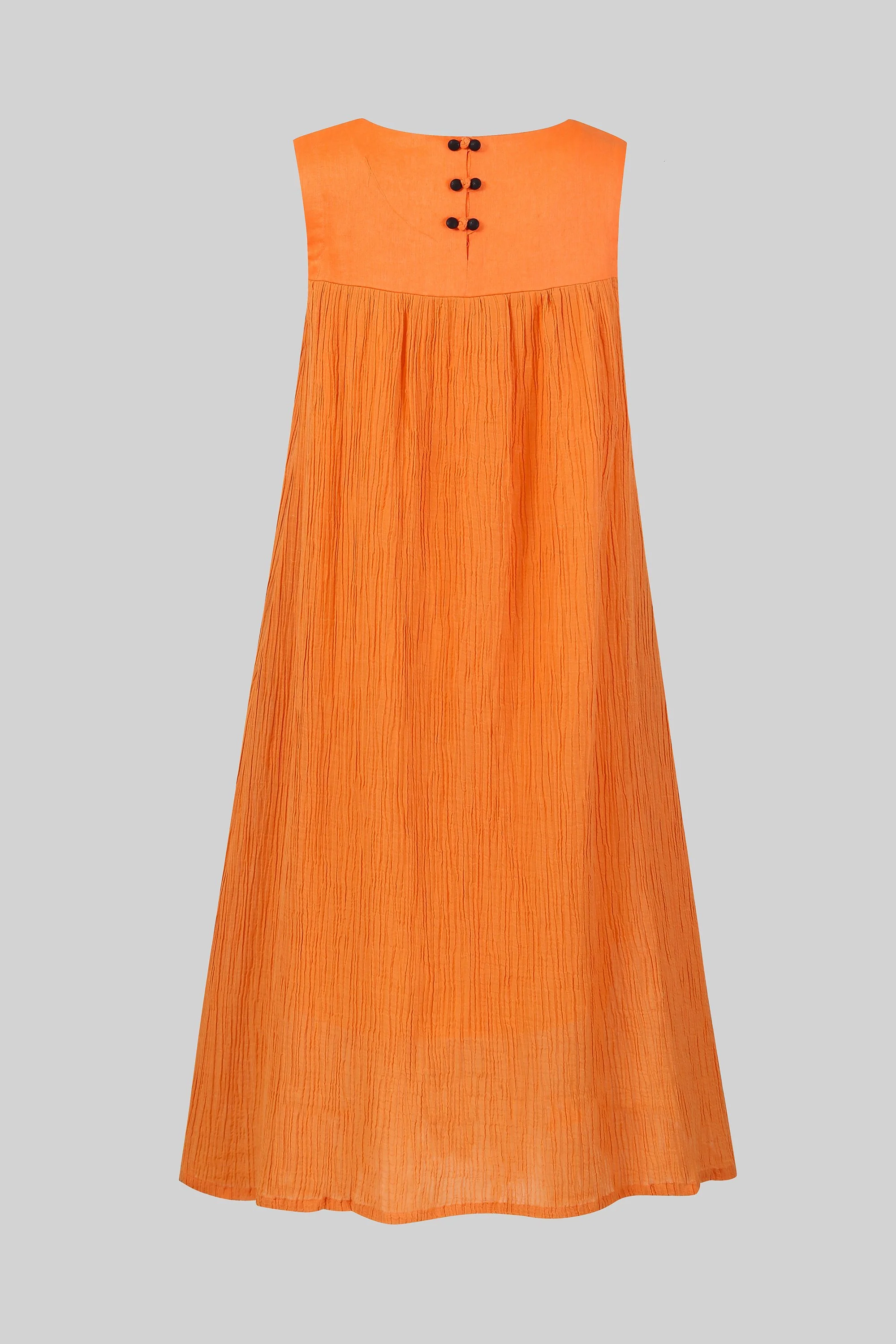 Mandarin Orange 44 |  sleeveless dress - Image 3