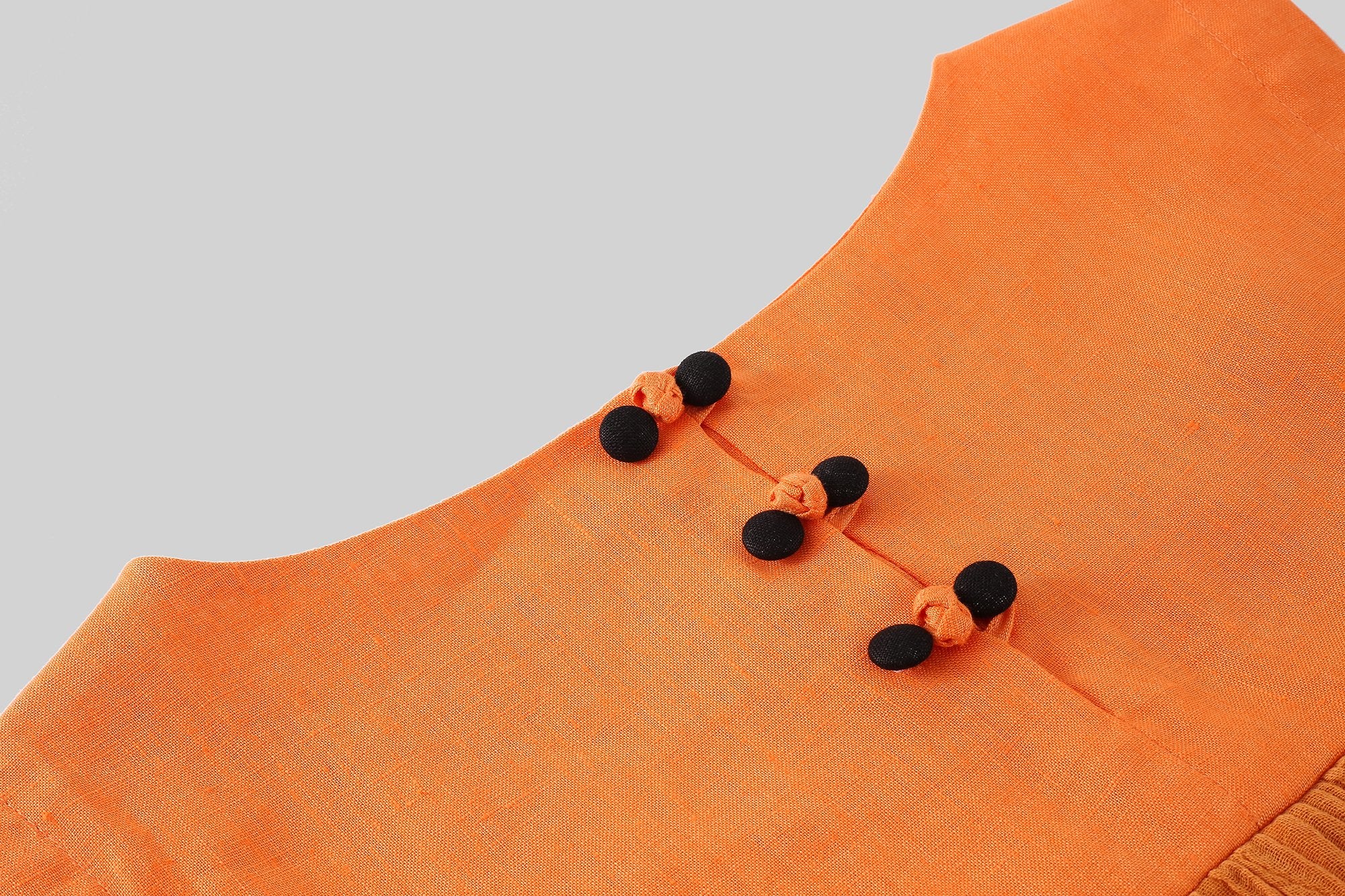 Mandarin Orange 44 |  sleeveless dress - Image 9