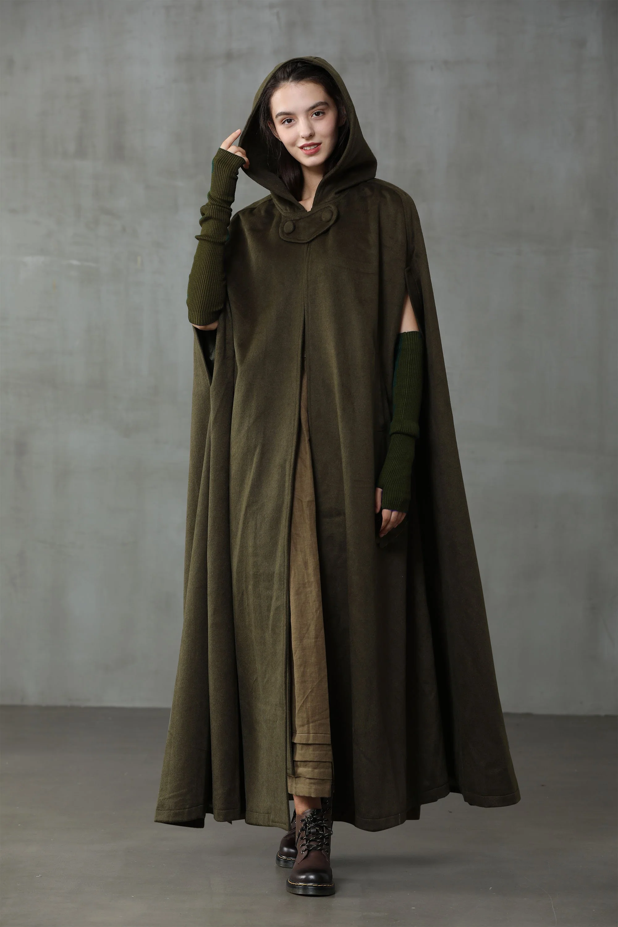 Outlander 2020 | 100% Wool Cloak Coat - Image 8