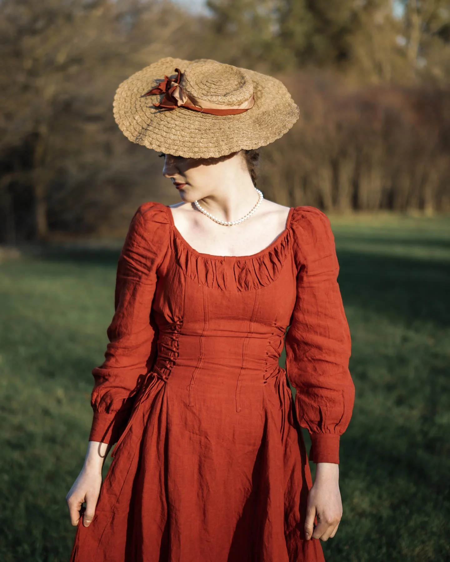 Ylang 15 | maxi Lace-up linen dress - Image 10