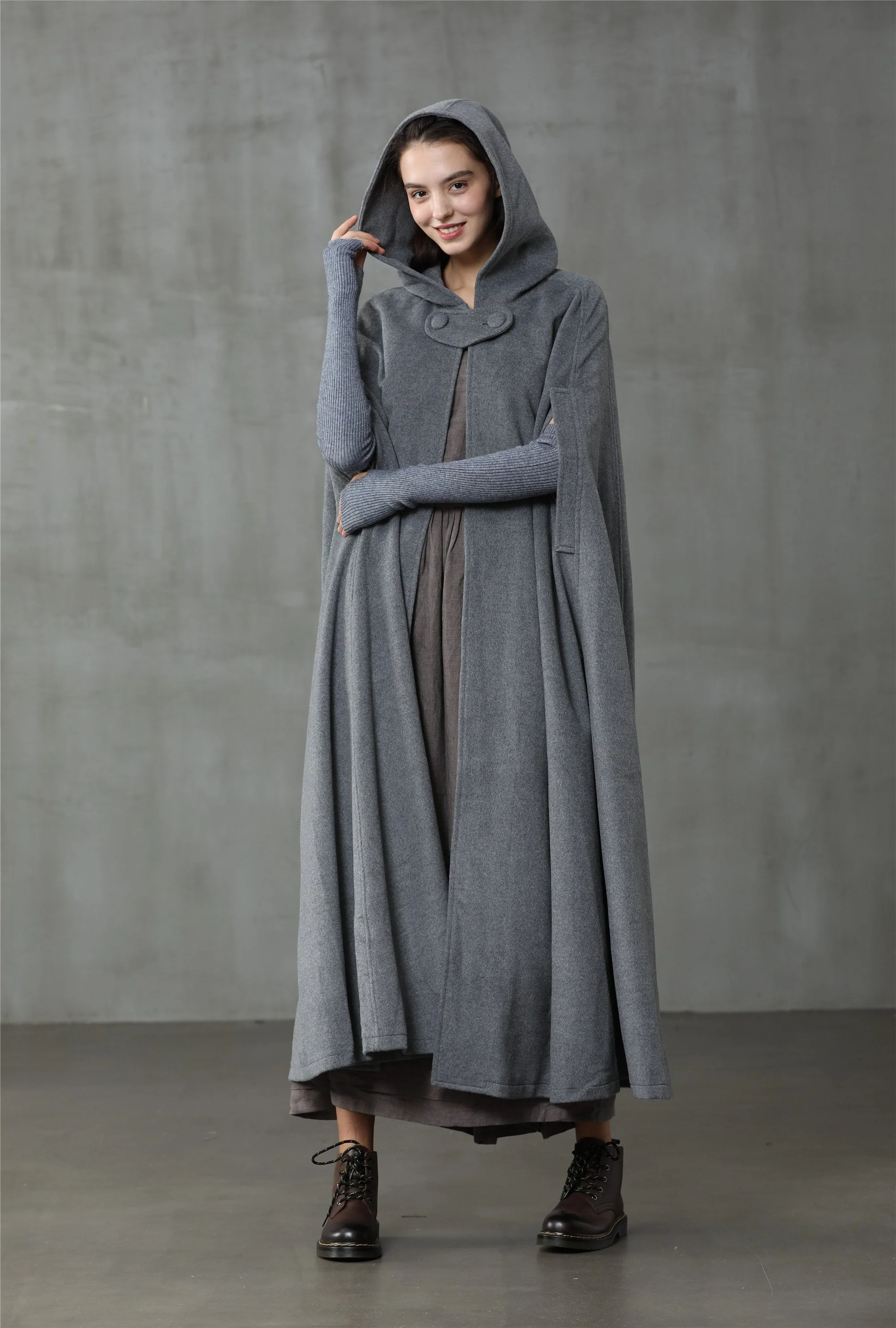 Outlander 2020 | 100% Wool Cloak Coat - Image 6