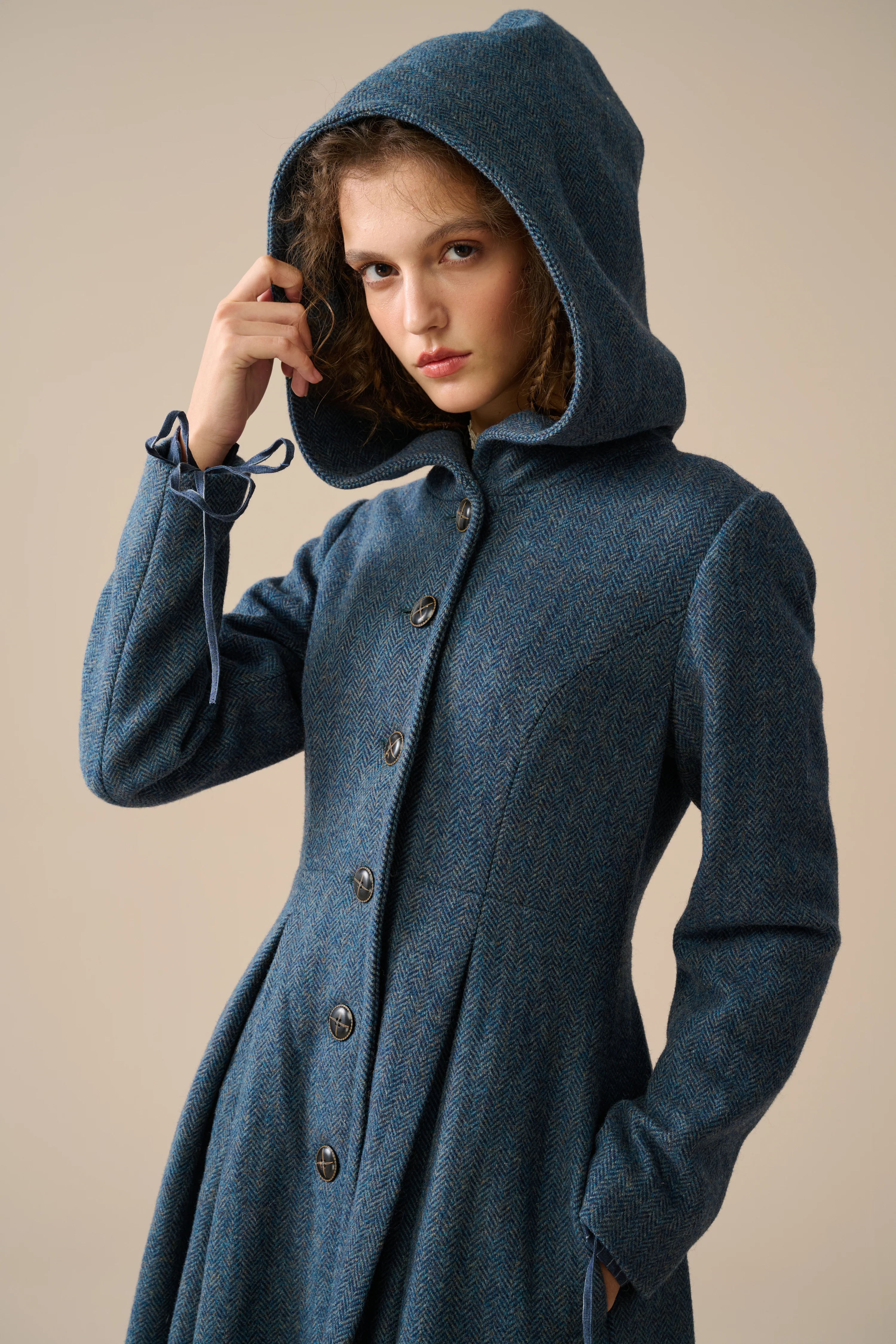 My Fair Lady 26 | Hooded Wool Coat - Image 24