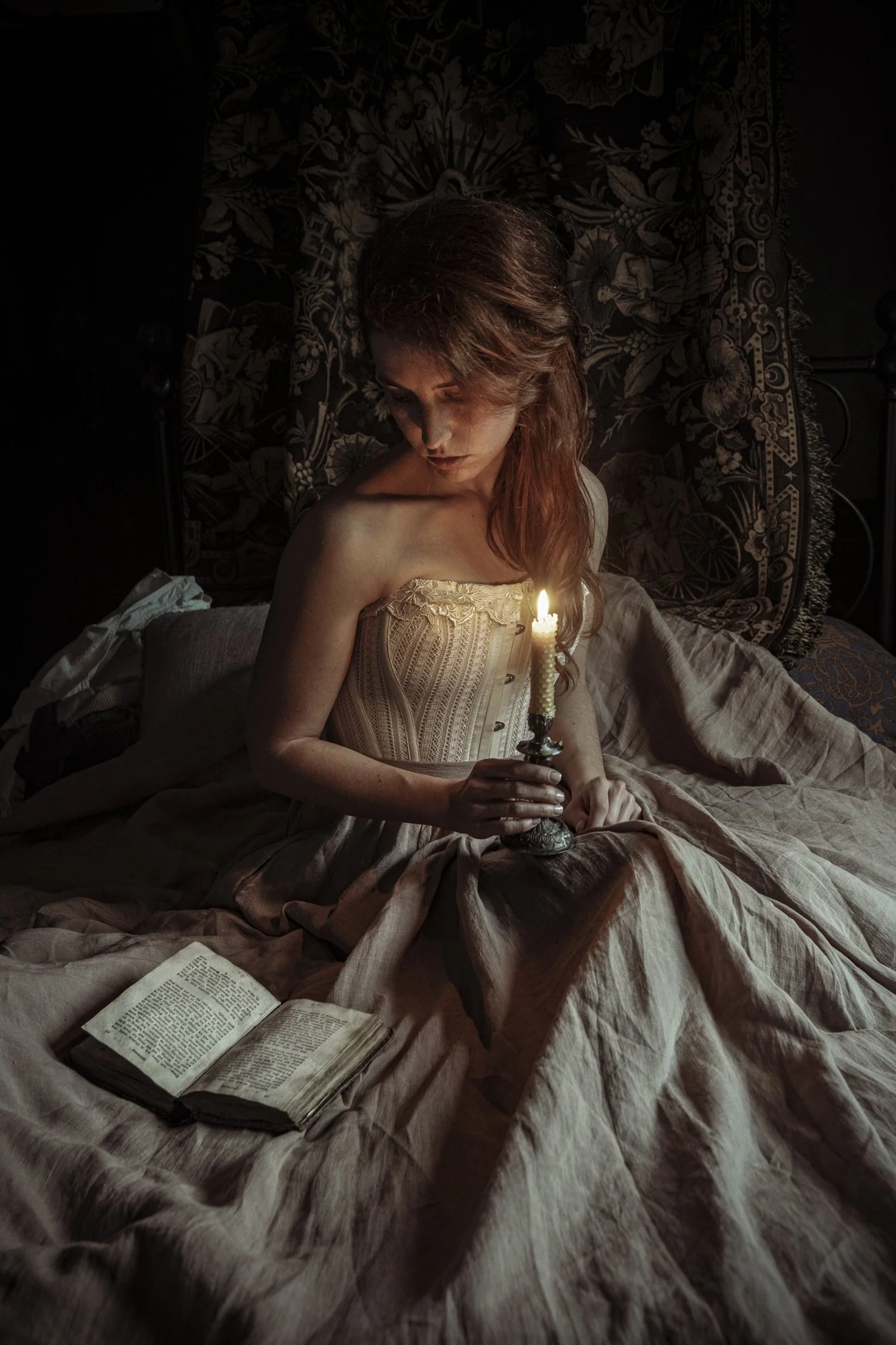 Poppy 23 | Nude linen skirt - Image 11