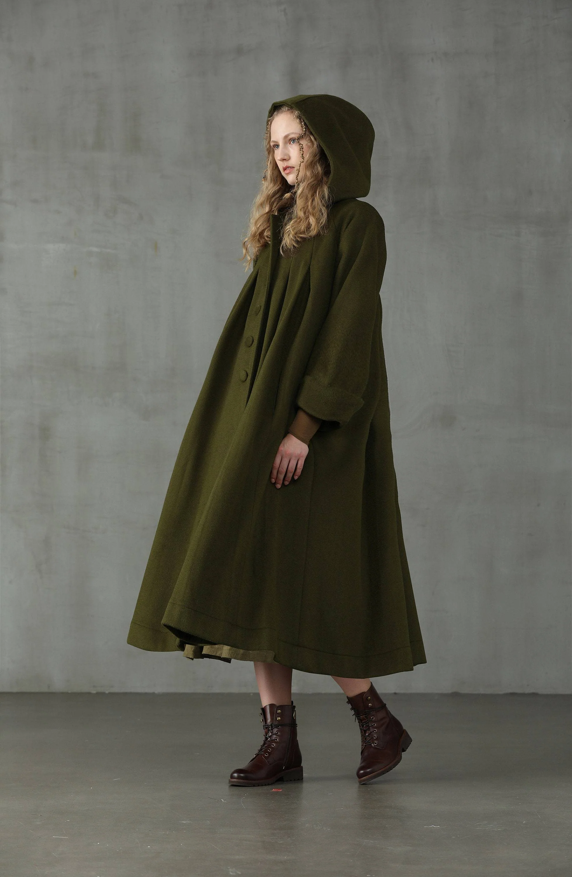 Academy 06 | hooded wool coat jacket - Image 11