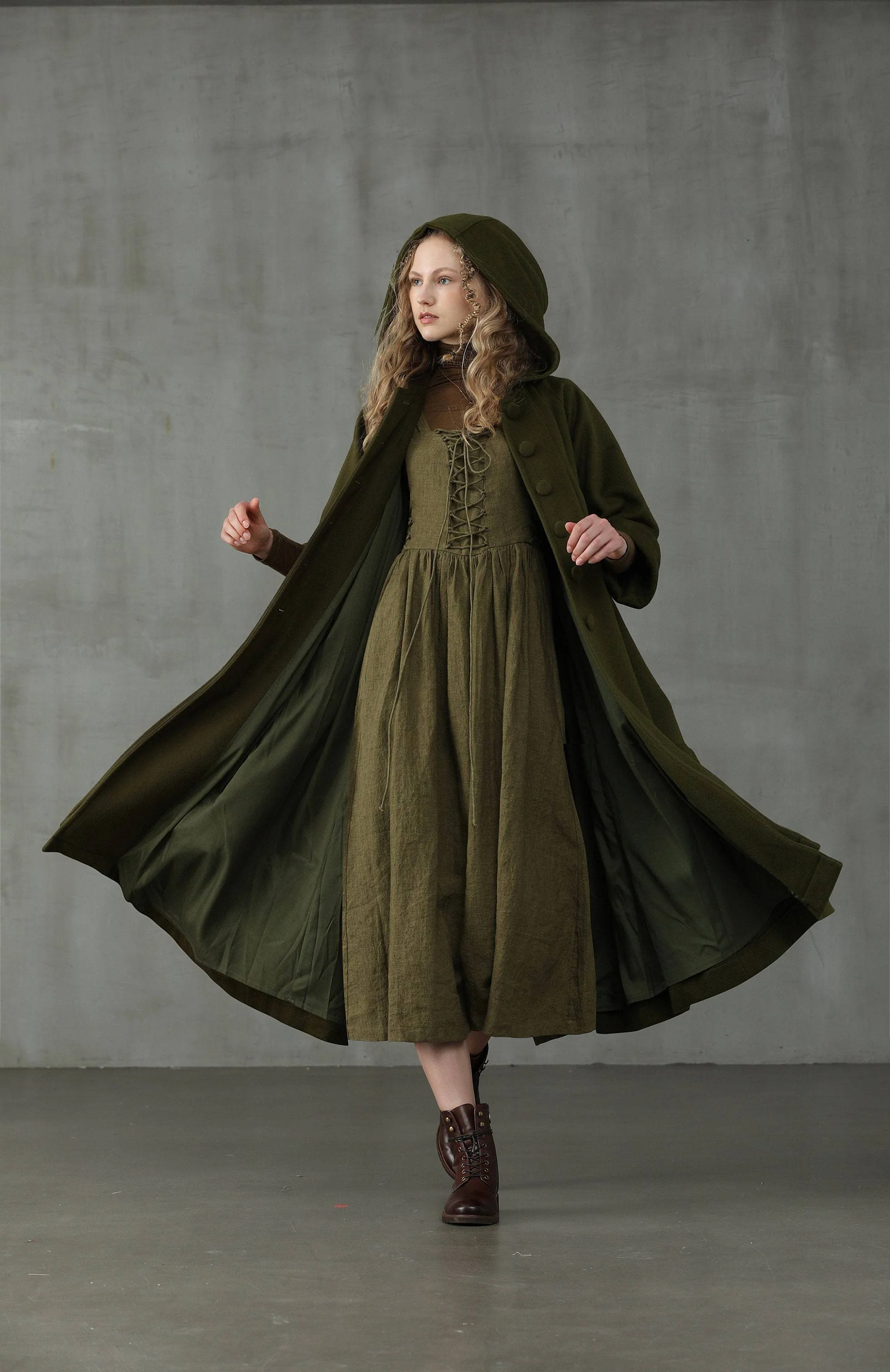 Academy 06 | hooded wool coat jacket - Image 12