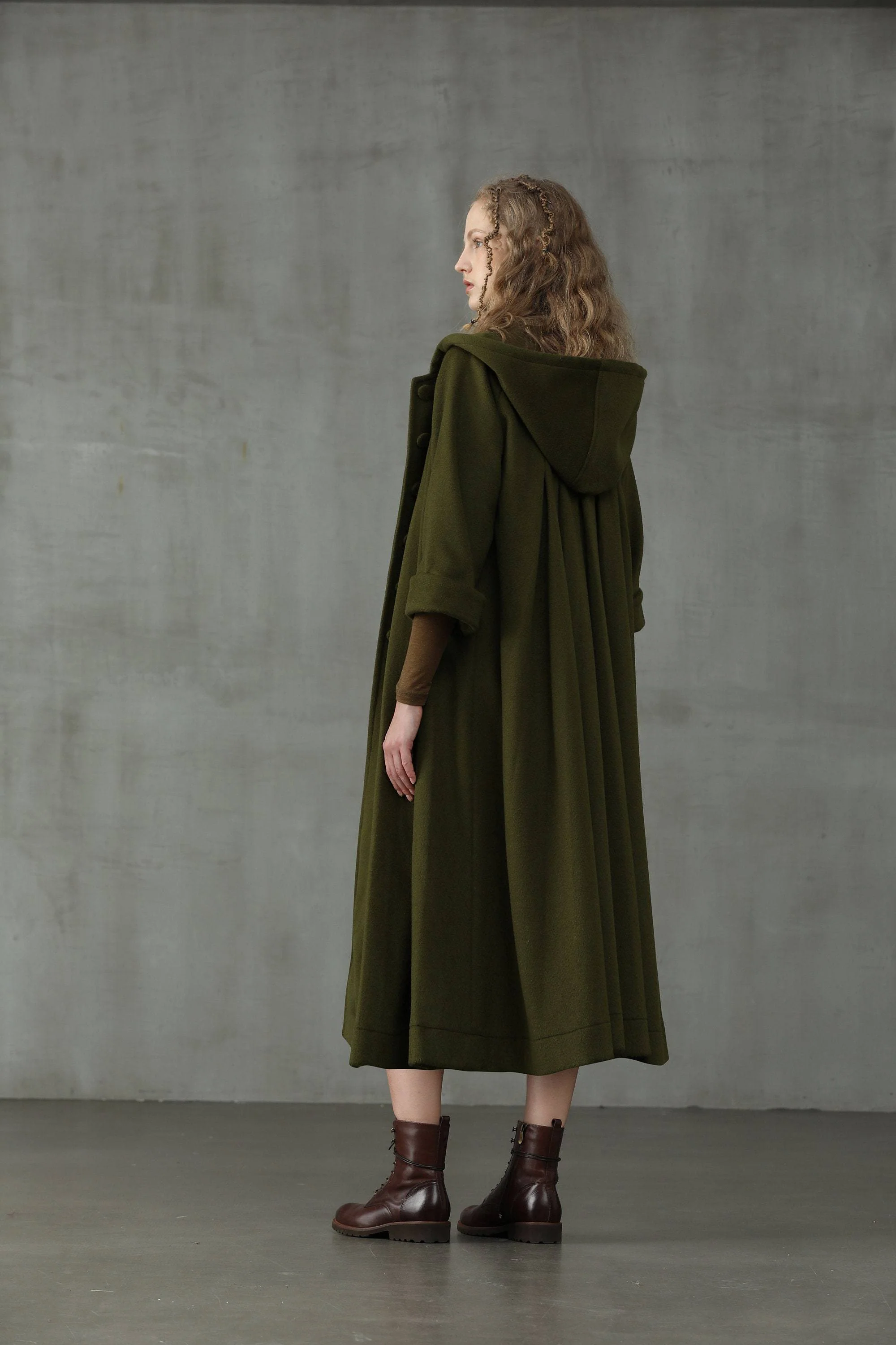 Academy 06 | hooded wool coat jacket - Image 14