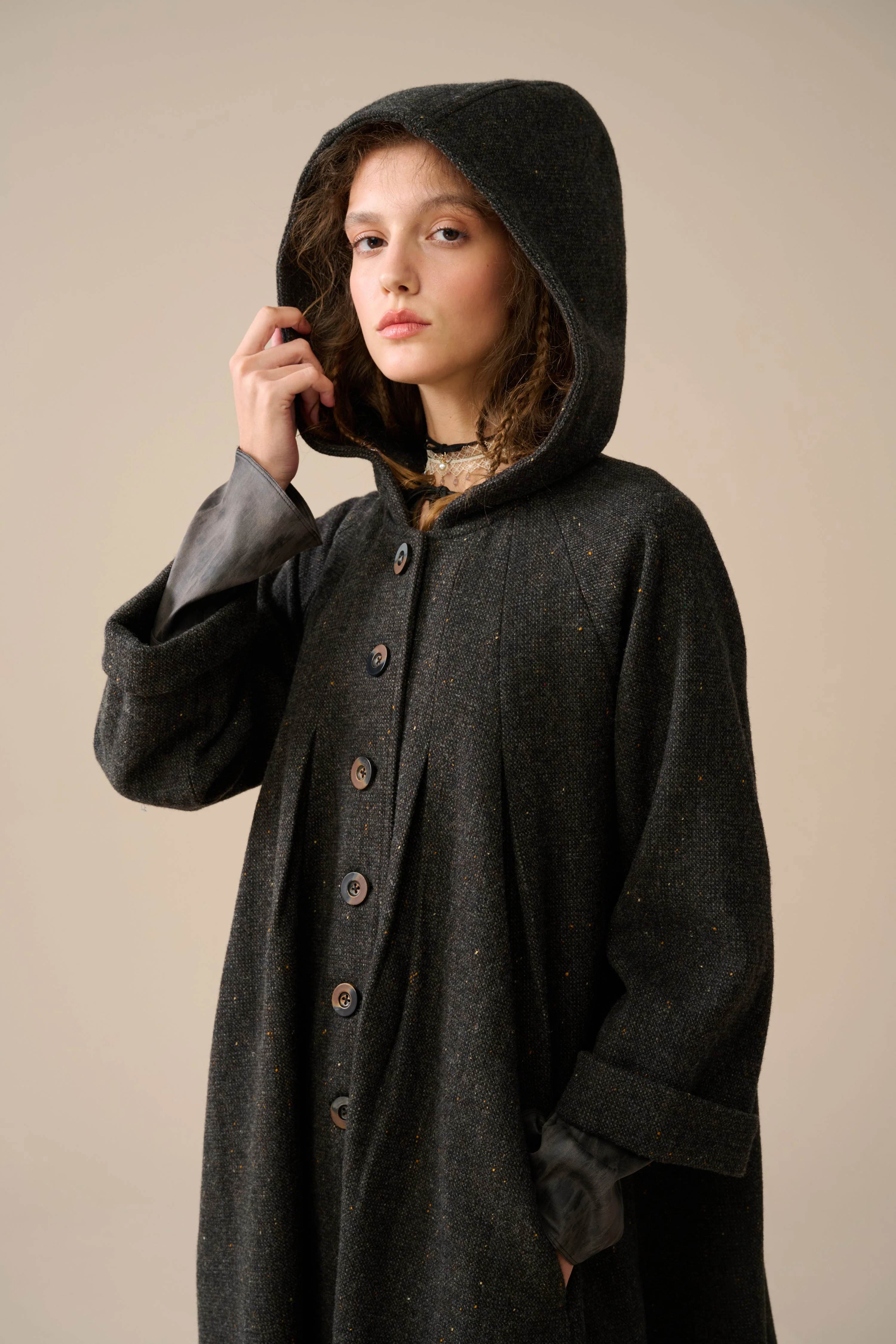 Academy 06 | hooded wool coat jacket - Image 19