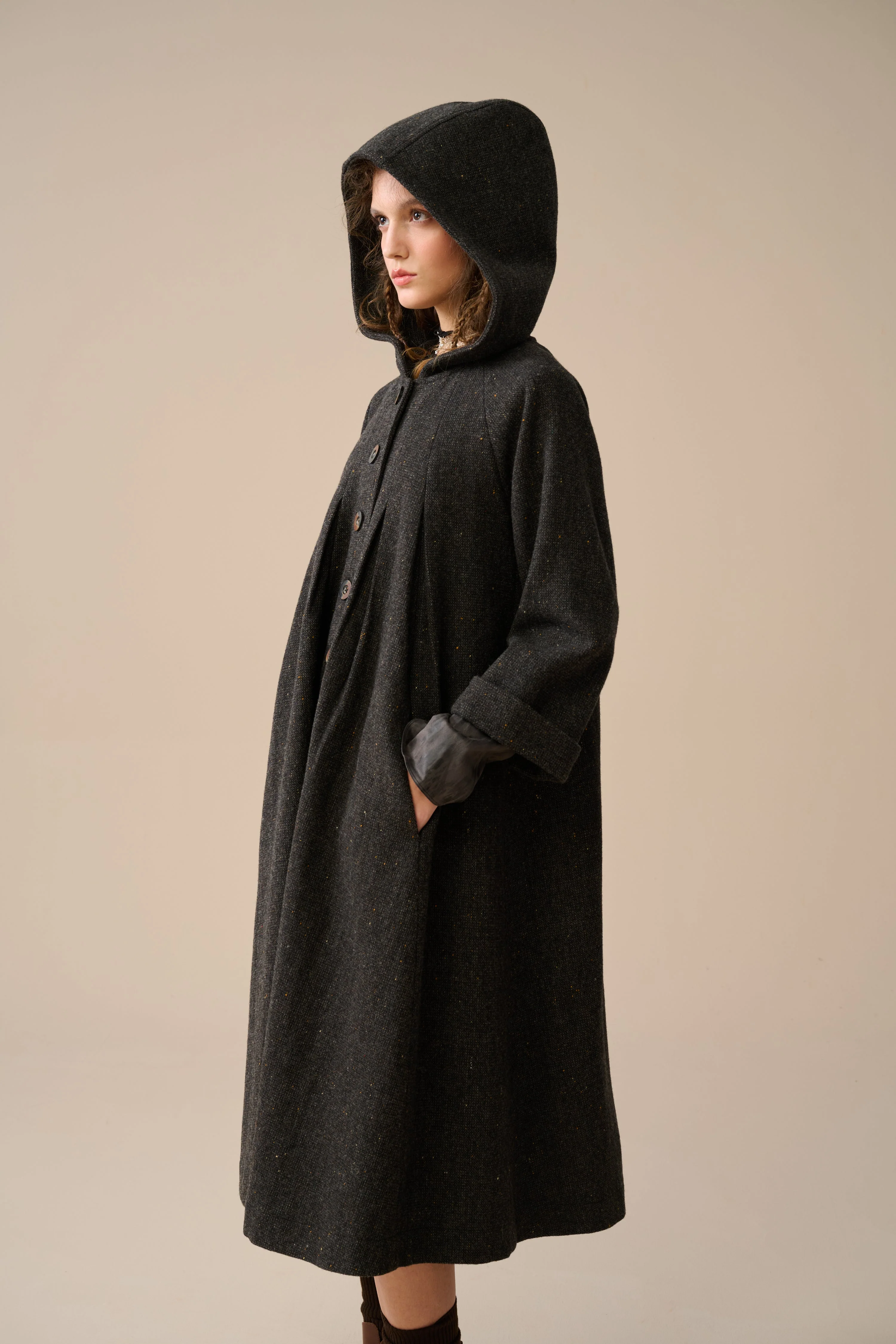 Academy 06 | hooded wool coat jacket - Image 21