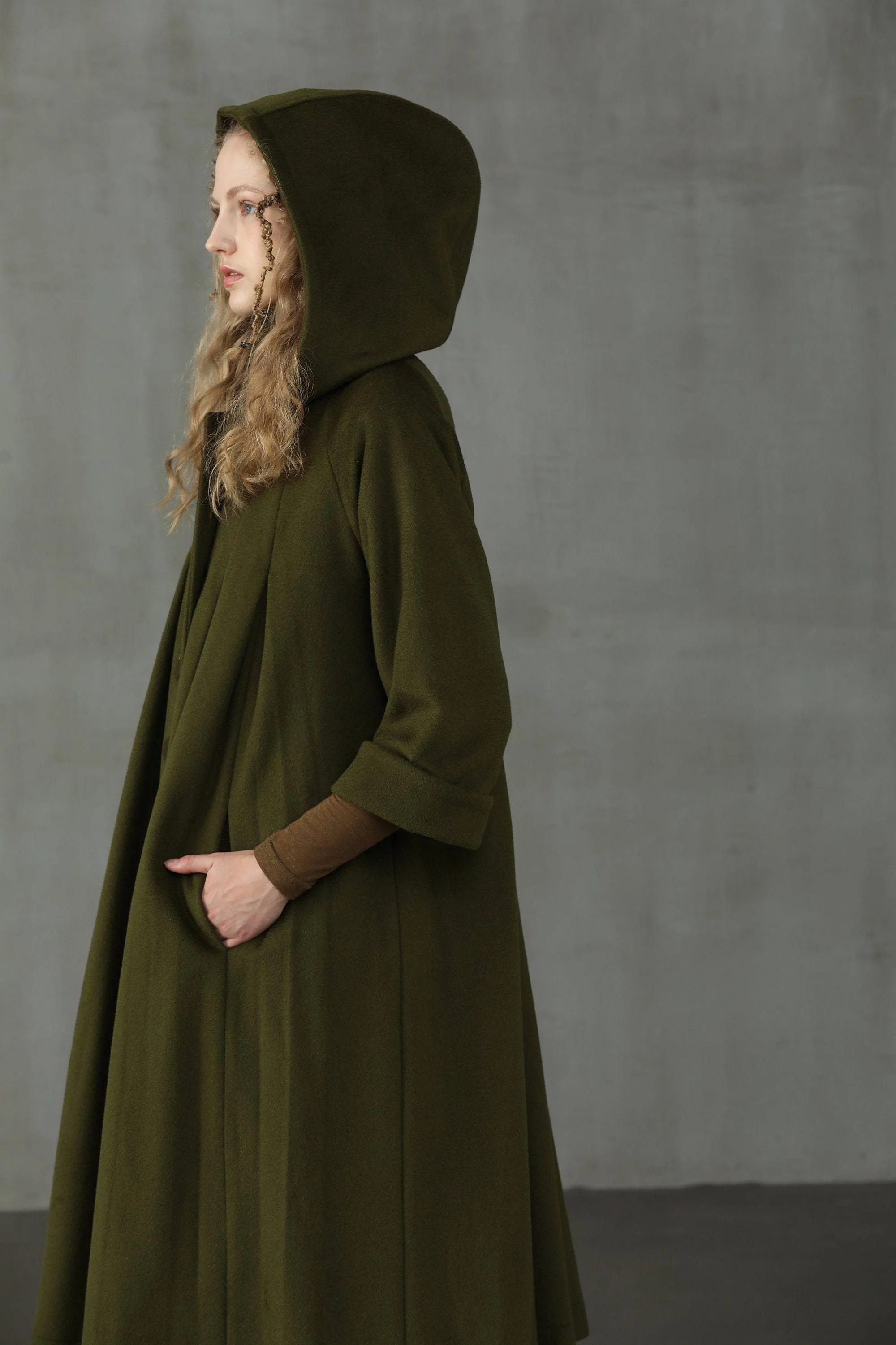Academy 06 | hooded wool coat jacket - Image 8